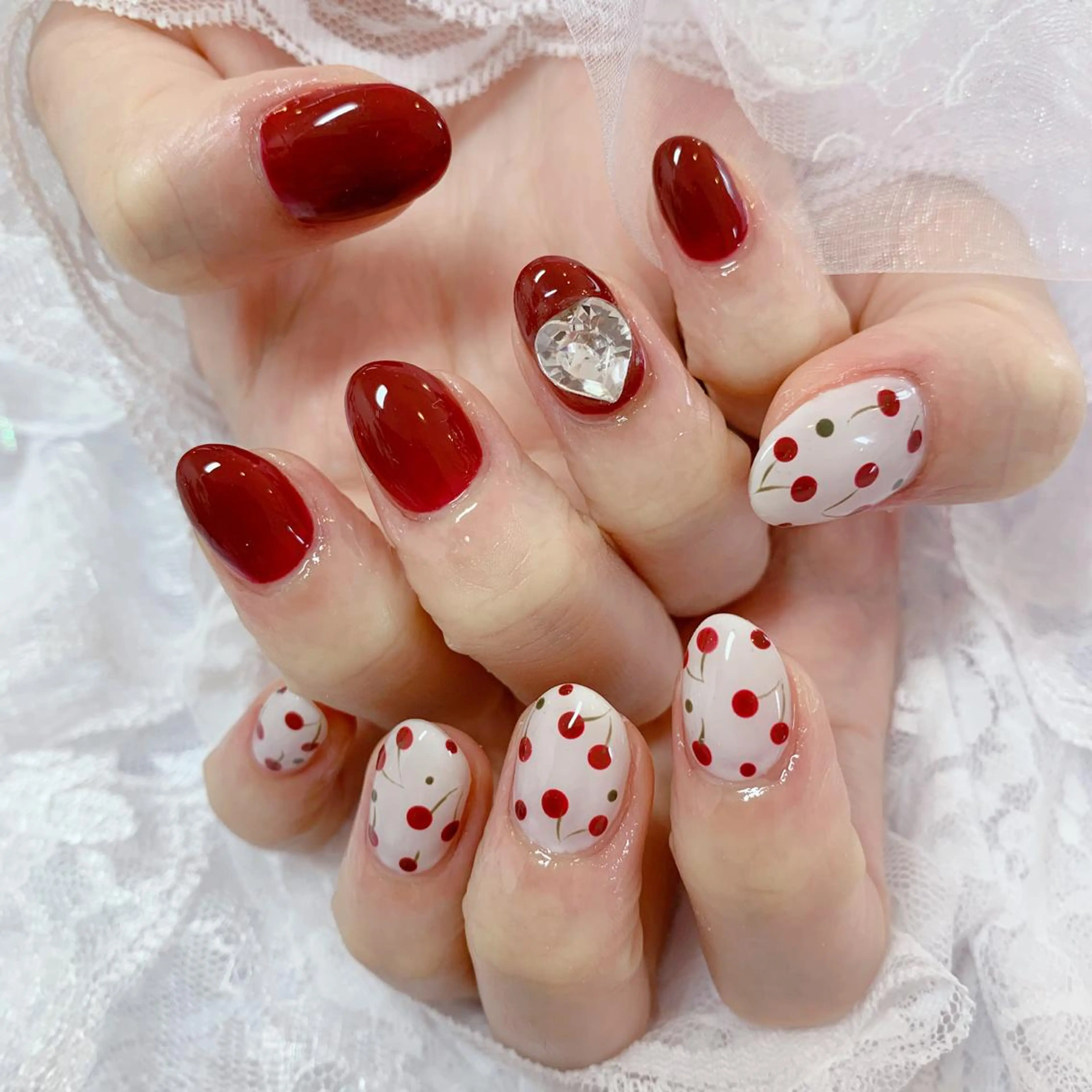 ネイル ハンドネイル La neige* yuki 🥯🍑のネイルデザイン