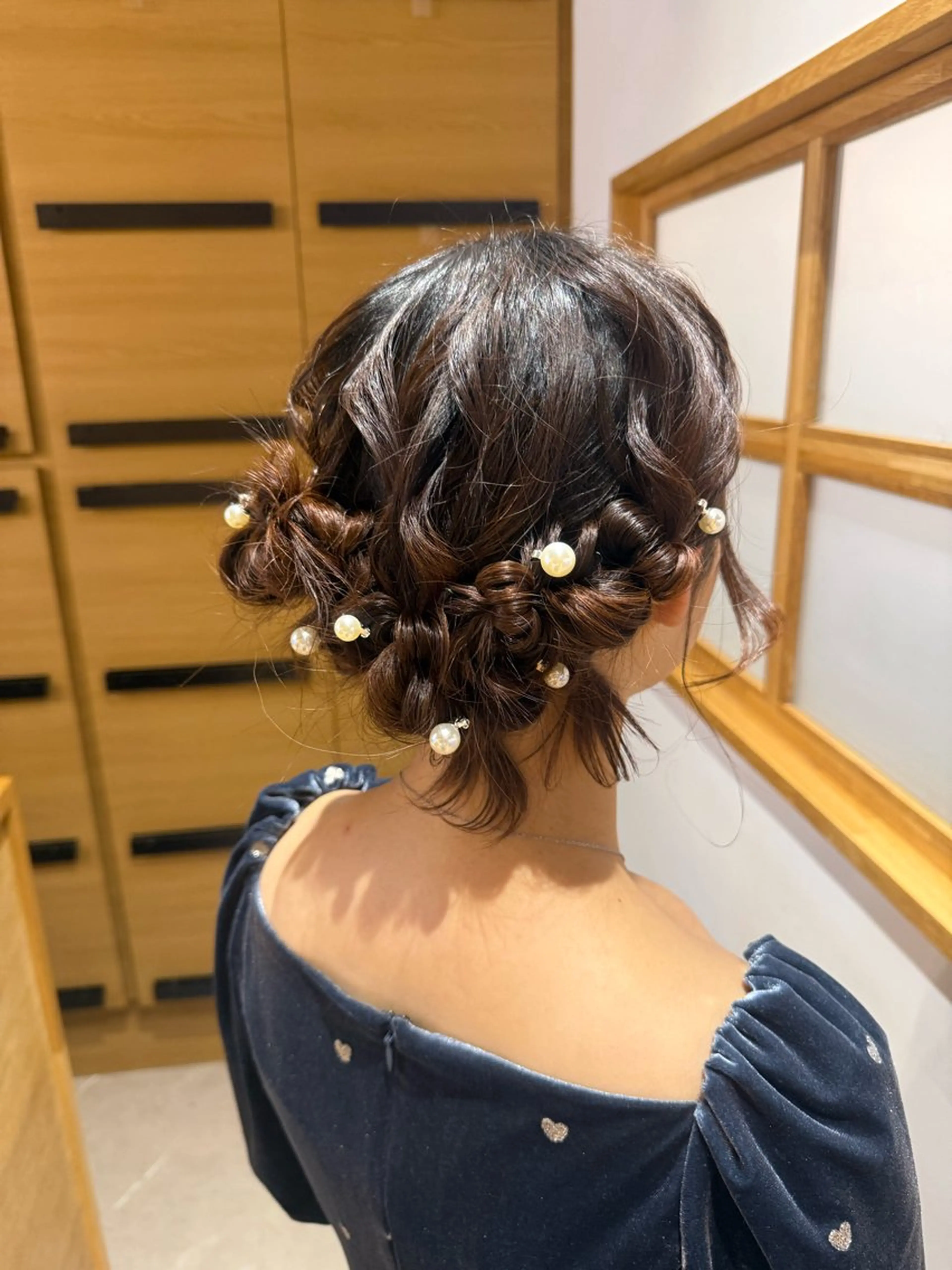 ミディアム ヘアアレンジ ヘアセット DEUCE hair /堀 日暖のヘアスタイル