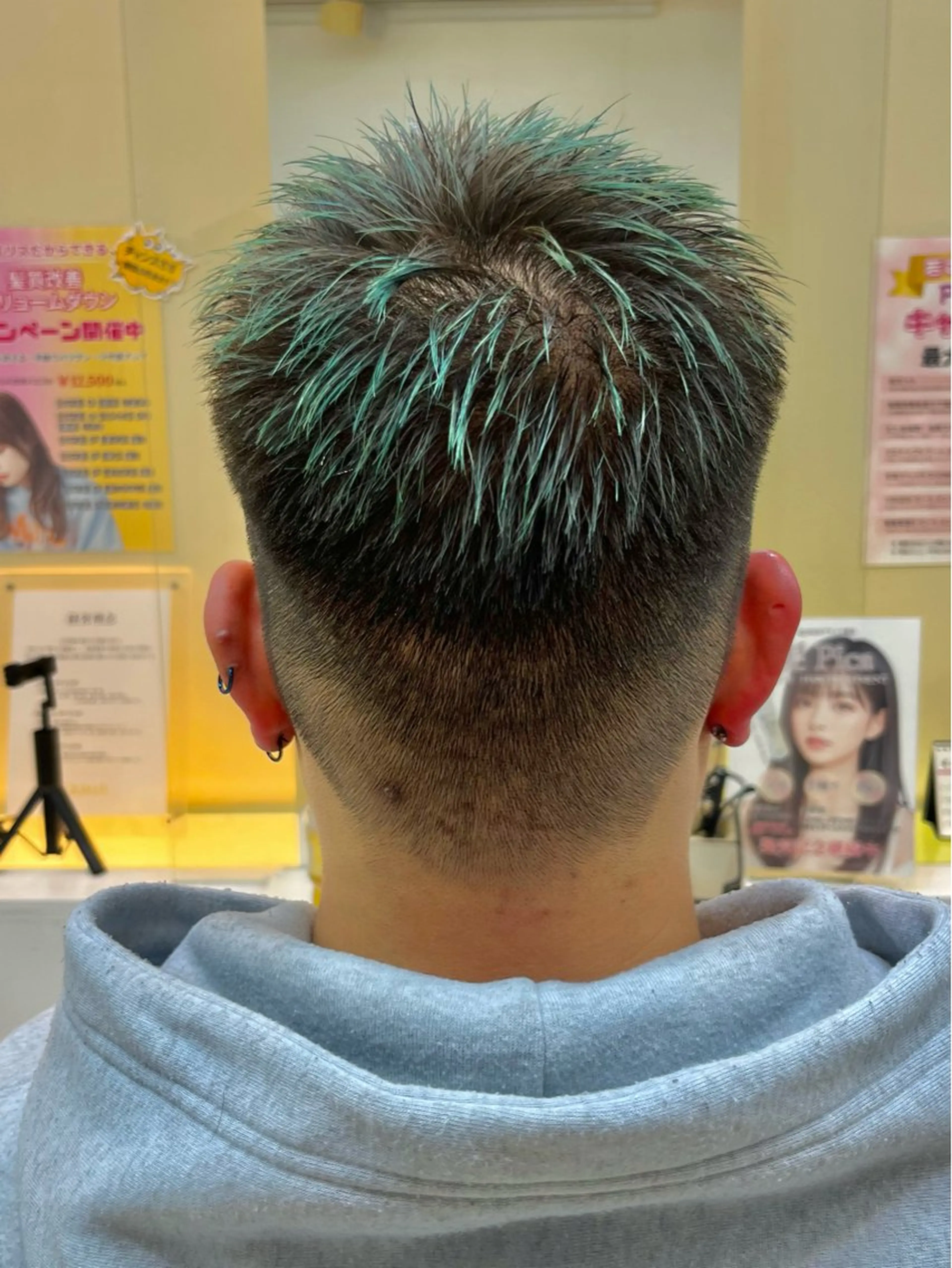 ショート カラー メンズ カット ヘアカラー トリートメント メンズ特化/パーマ/ 髪質改善　高野奨馬のヘアスタイル