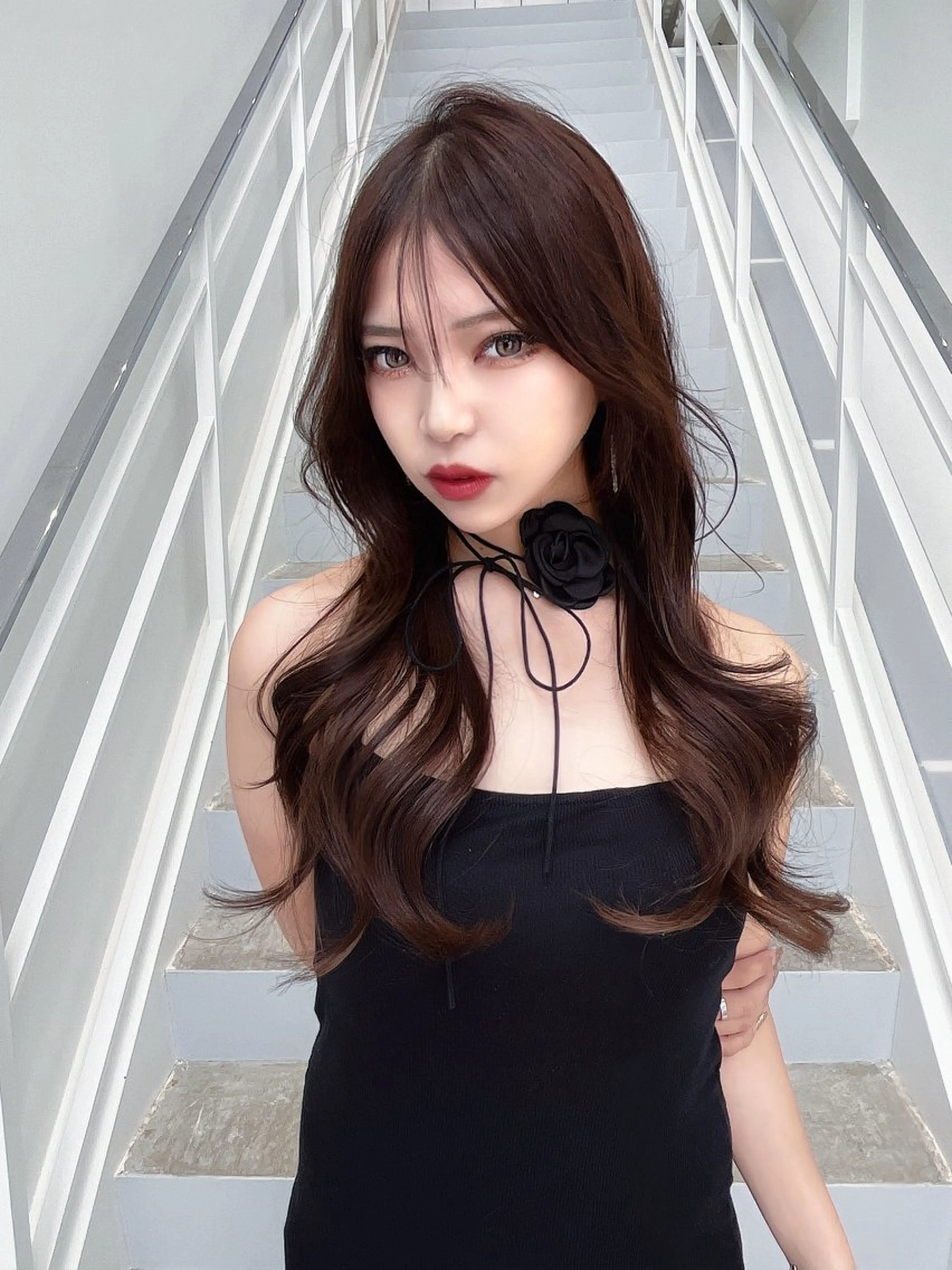 ロング カラー 韓国ヘア/髪質改善 TAKAHIROのヘアスタイル