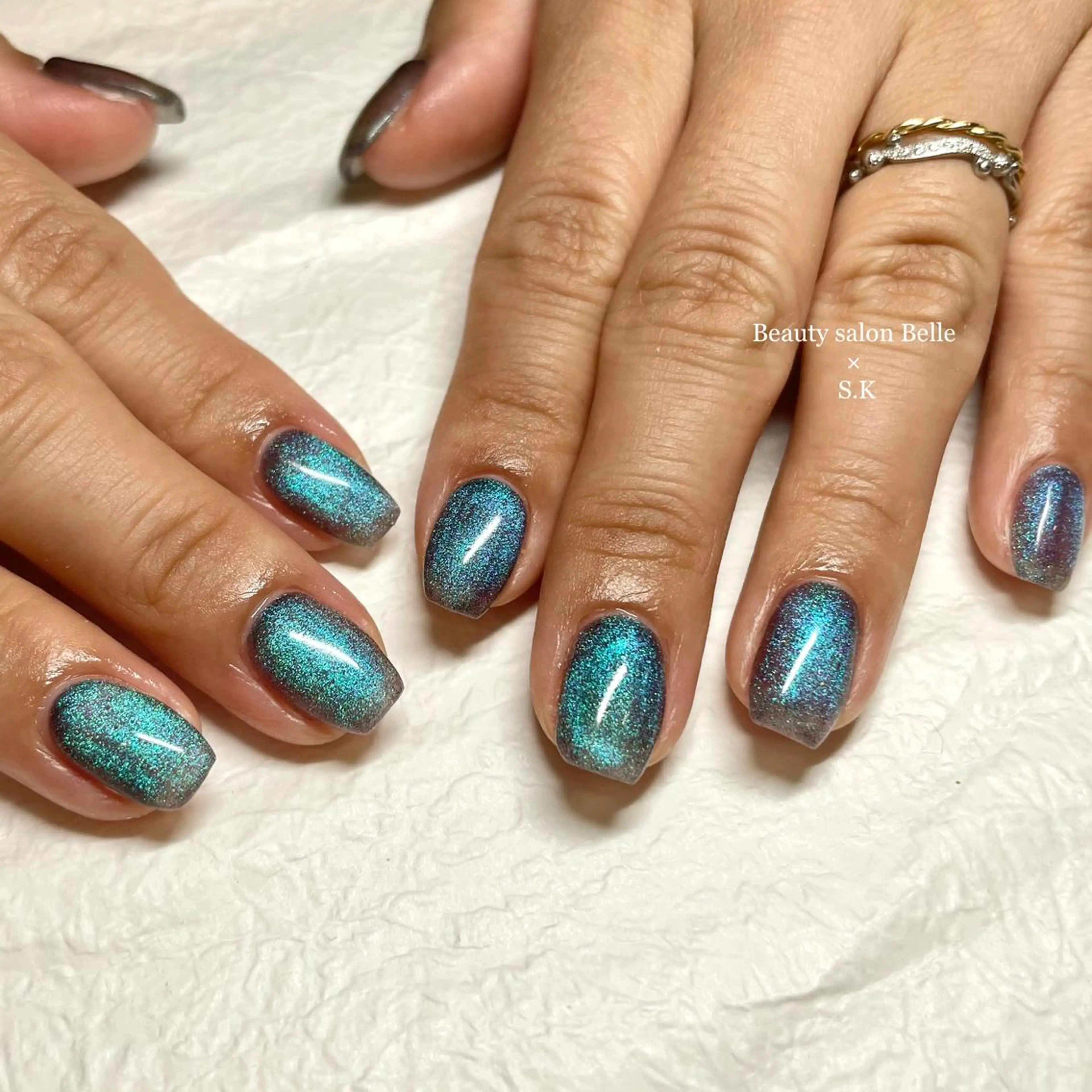 ネイル マグネットネイル ラヴィアンローズ所属・S. kurumiのネイルデザイン