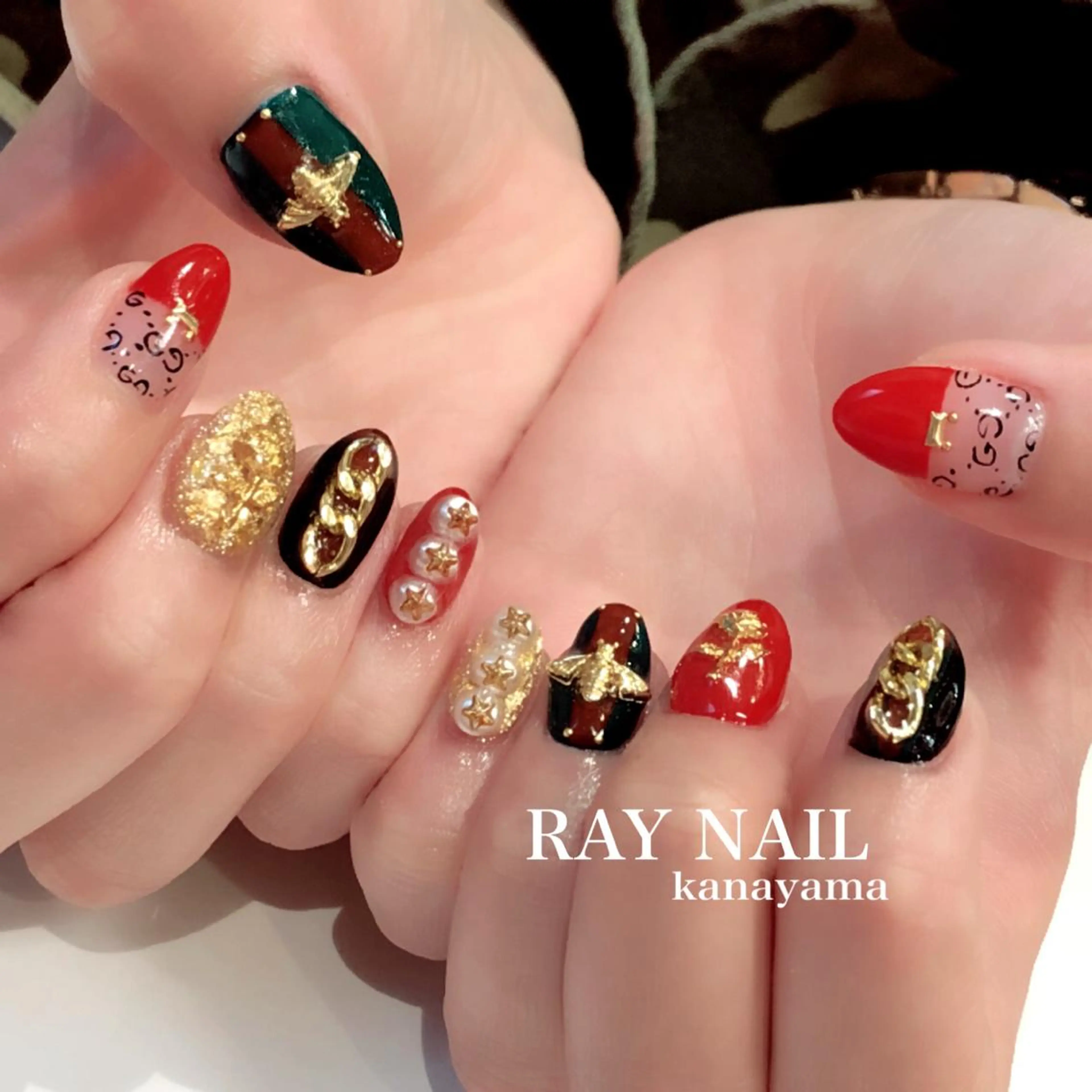 ネイル Arowa 伊田のネイルデザイン