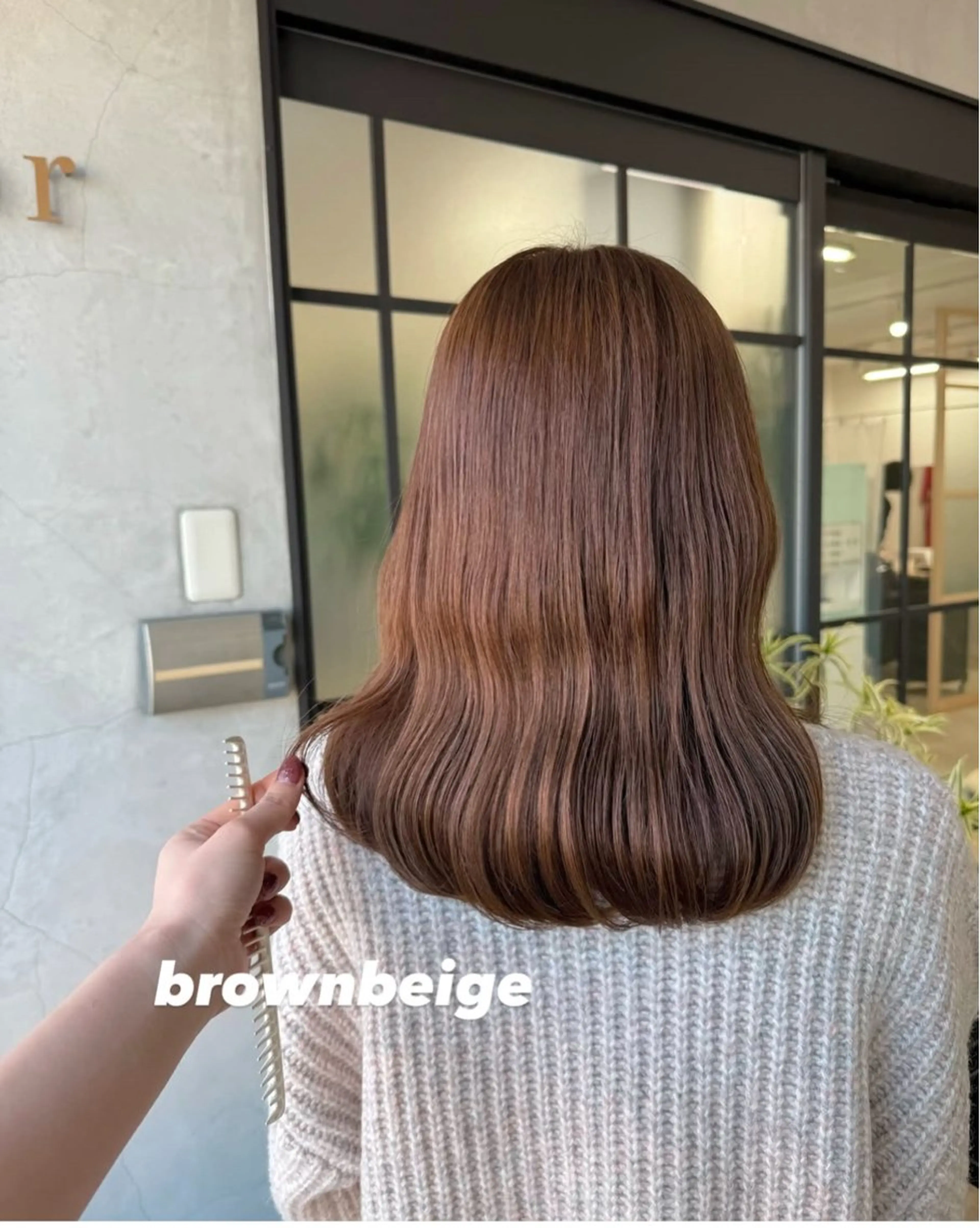 ミディアム カット ヘアカラー トリートメント ヤマダレナ/個室/ 透明感艶カラー😽✨のヘアスタイル