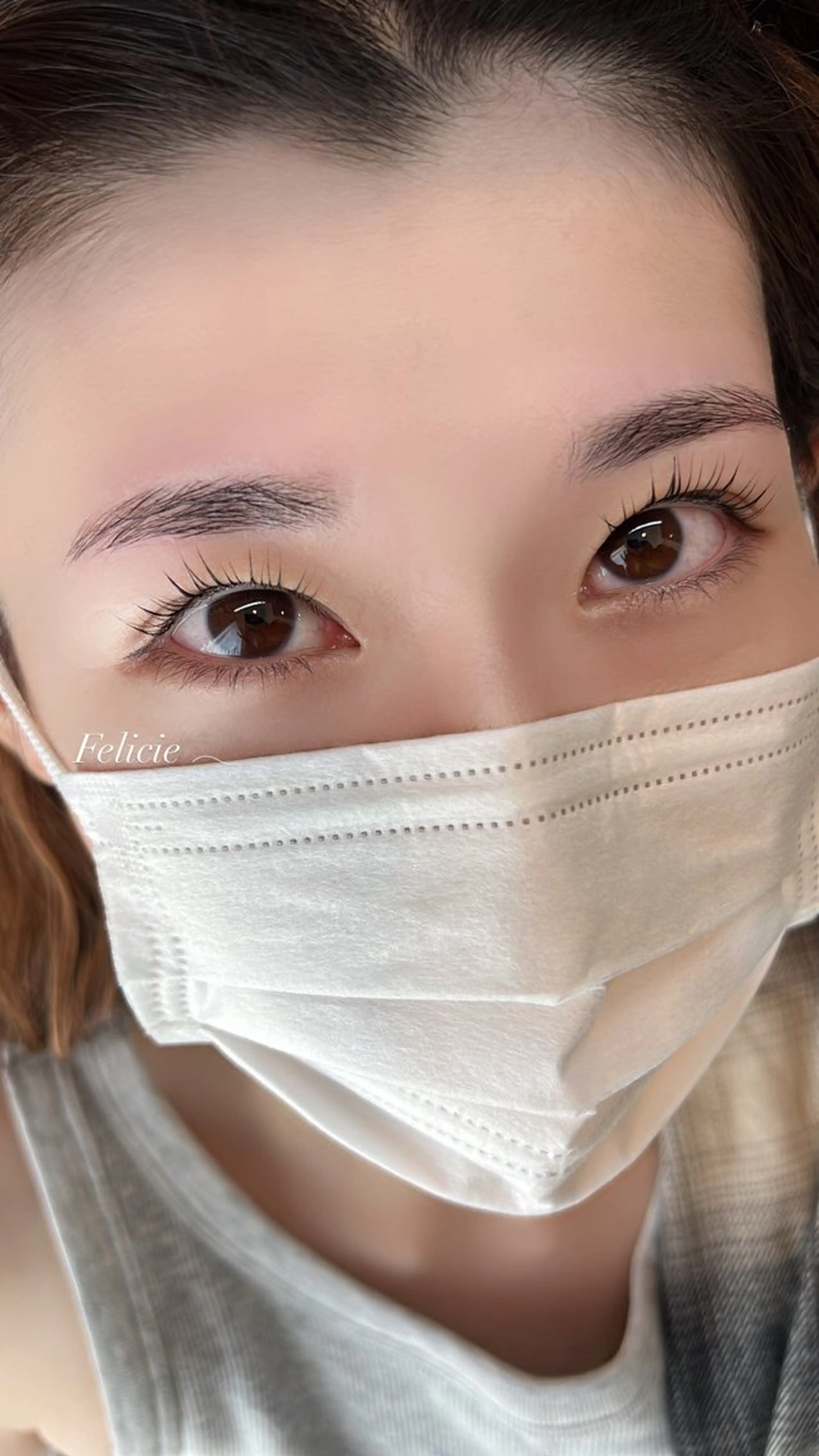 マツエク・マツパ パリジェンヌラッシュリフト ワックス脱毛 眉カット その他(アイブロウ) Felicie＊ Sayakaのマツエク・マツパデザイン