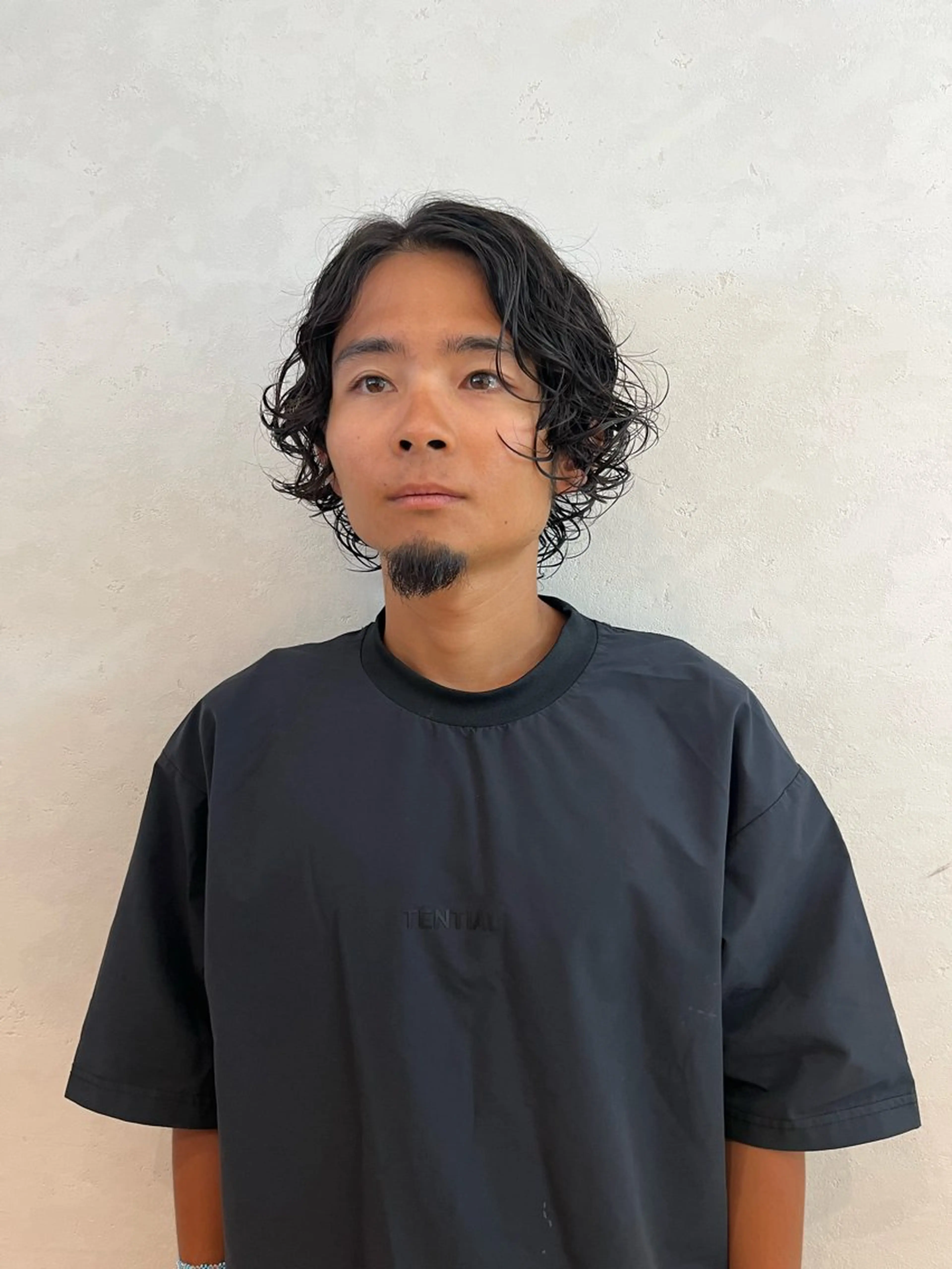 メンズ カット パーマ ☀️コミヤマミユ☀️ /パーマ/ハイトーンのヘアスタイル