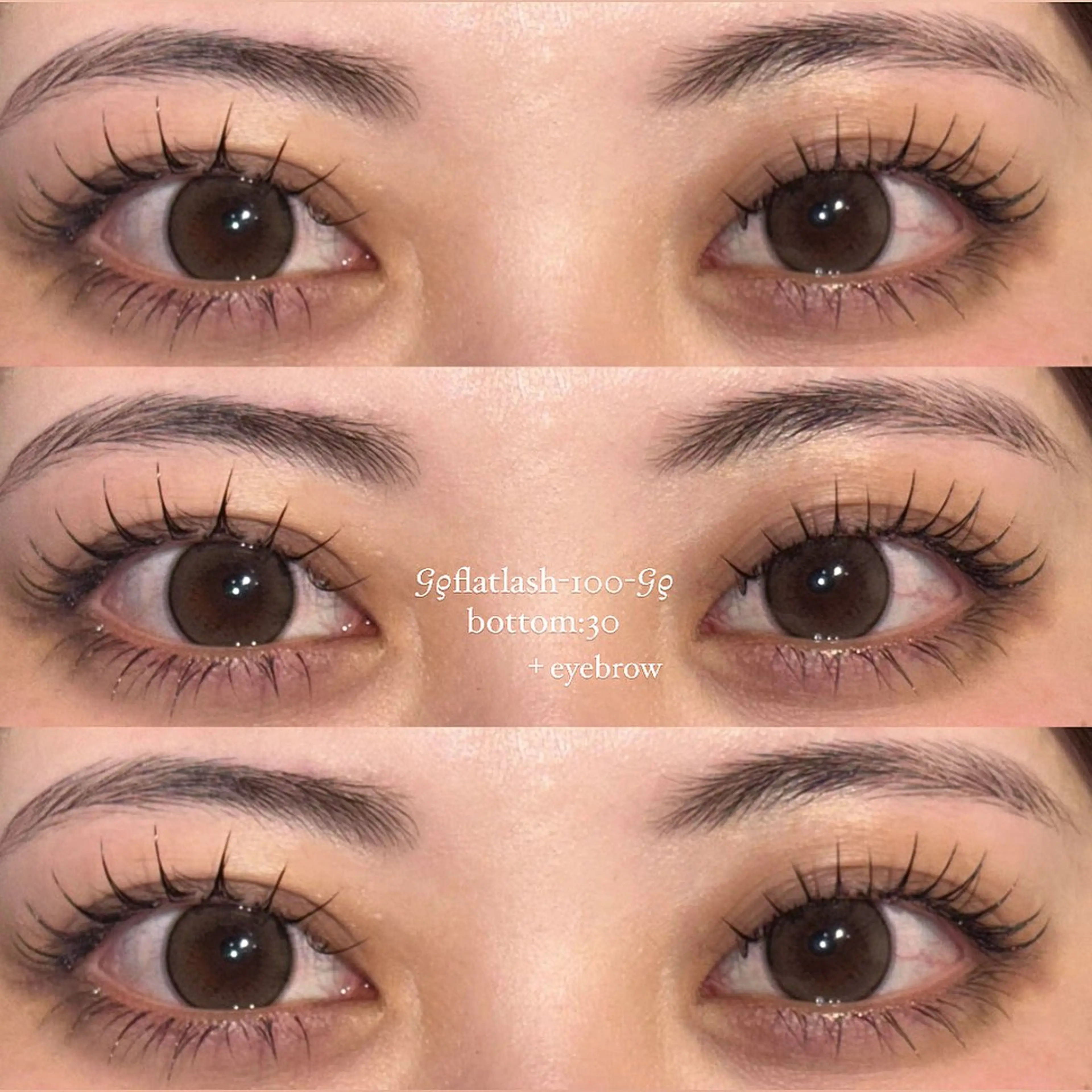 【🎀マツエク上下menu🎀】上100 本& 下30本 ※初回オフ20本以上+¥550の写真