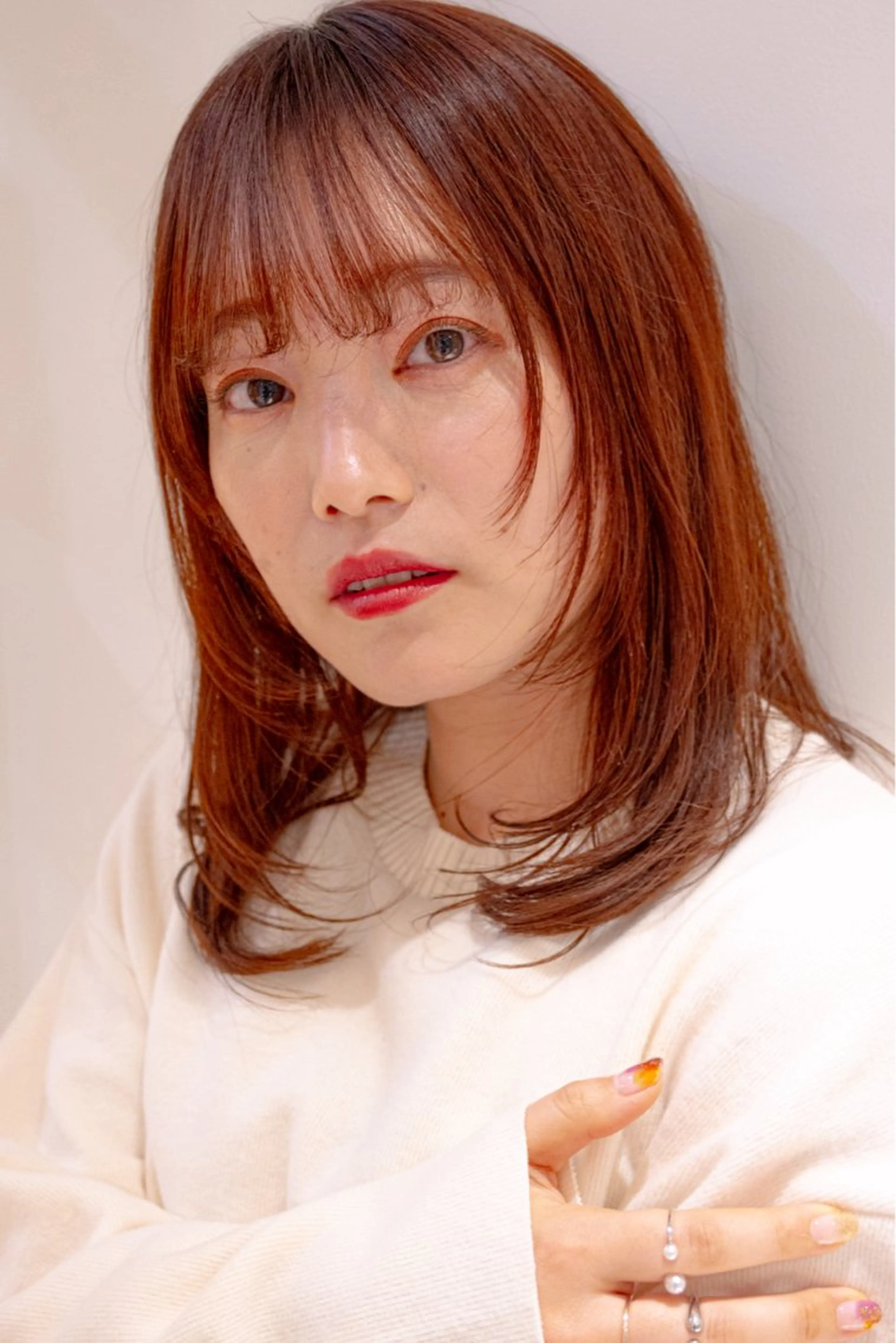 セミロング 佐藤 由樹のヘアスタイル