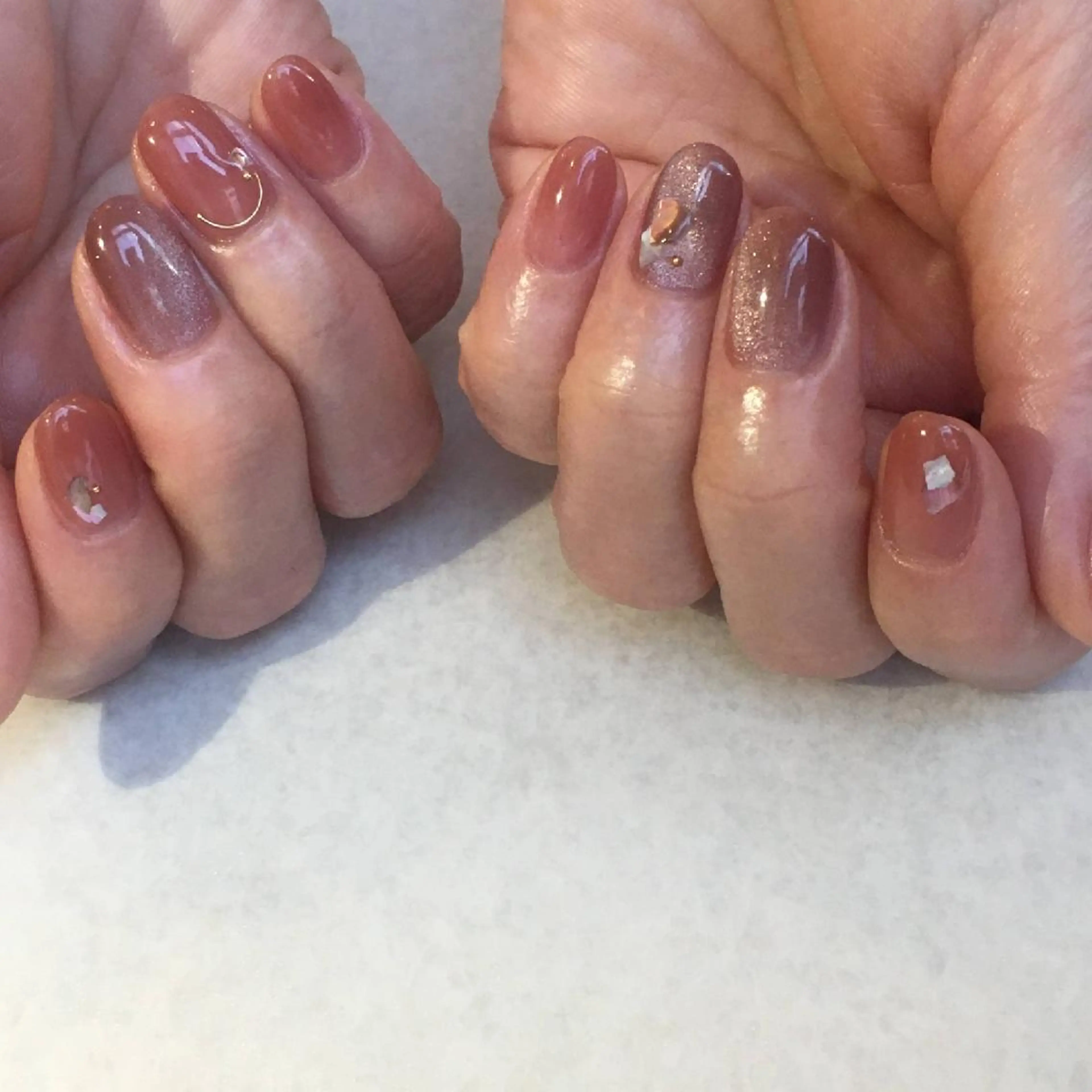 ネイル マグネットネイル L’atelier Nenuphar所属・nénuphar misaのネイルデザイン