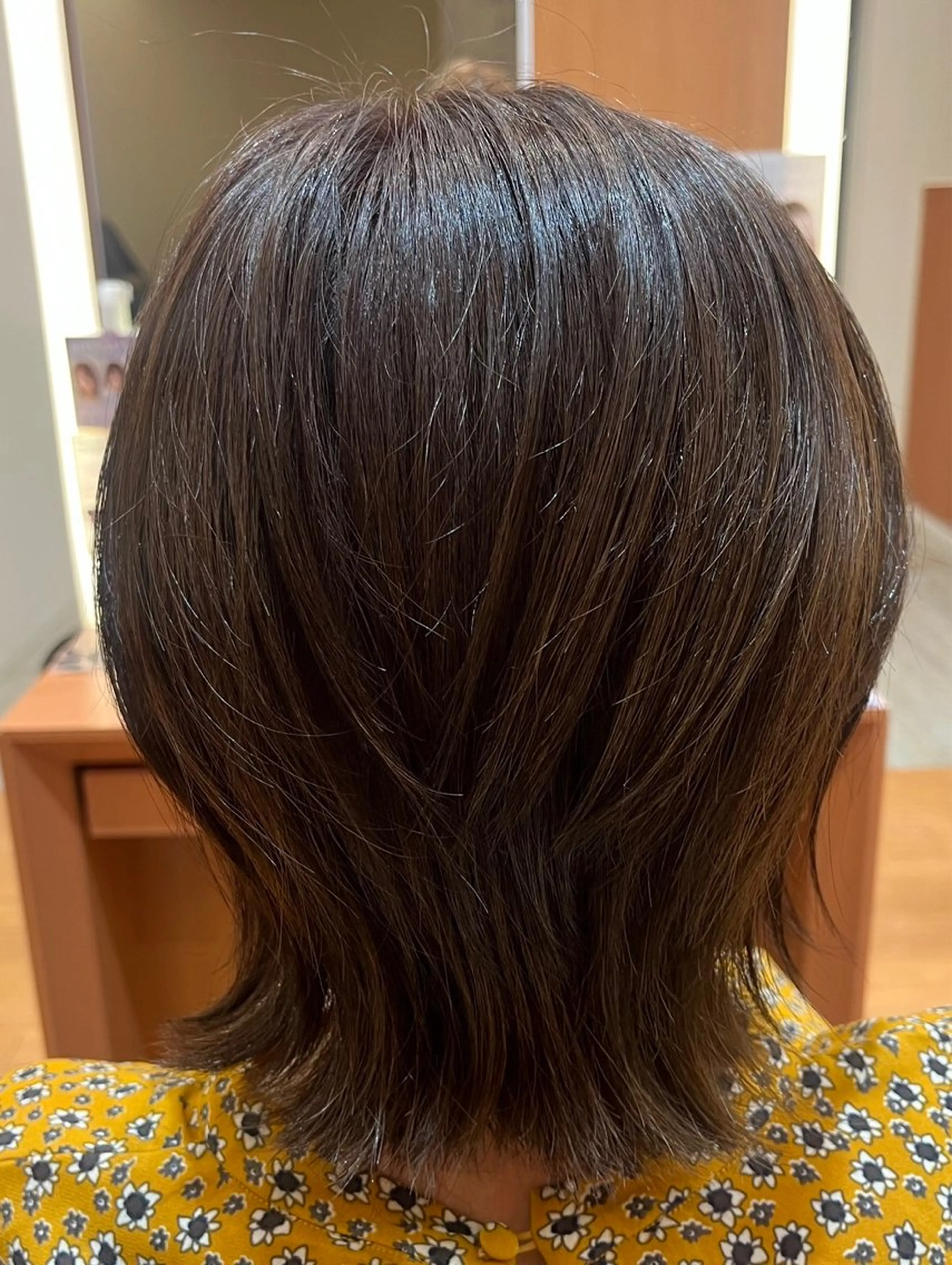 ミディアム 光石 季世のヘアスタイル