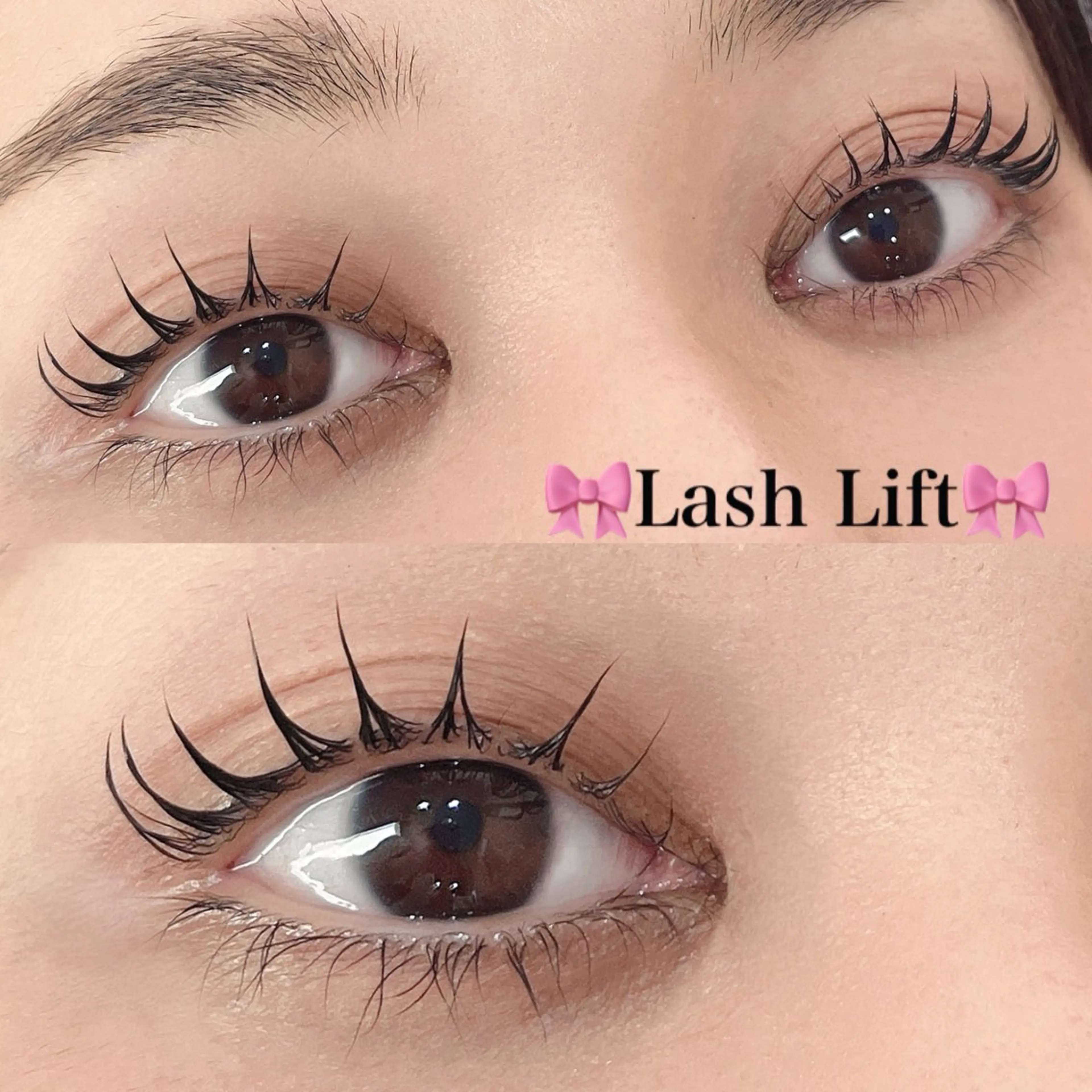 マツエク・マツパ フラットラッシュ 韓国風マツエク パリジェンヌラッシュリフト 下まつげエクステ 一重×まつ毛パーマ マツパ Rairia momoka🎀✨のマツエク・マツパデザイン