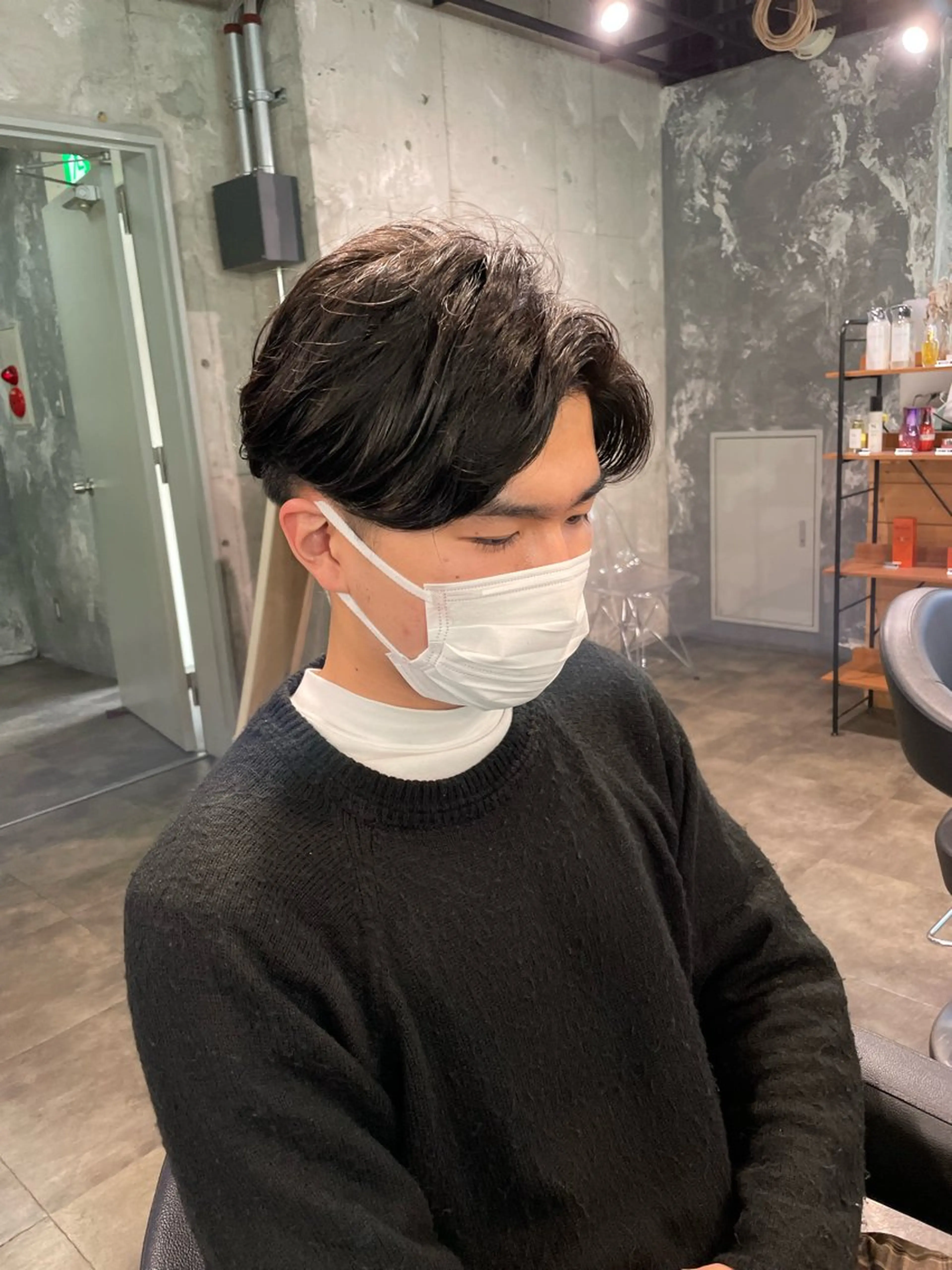 メンズ カット 縮毛矯正 トリートメント 艶髪/透明感🪽 DISCO🪽のヘアスタイル