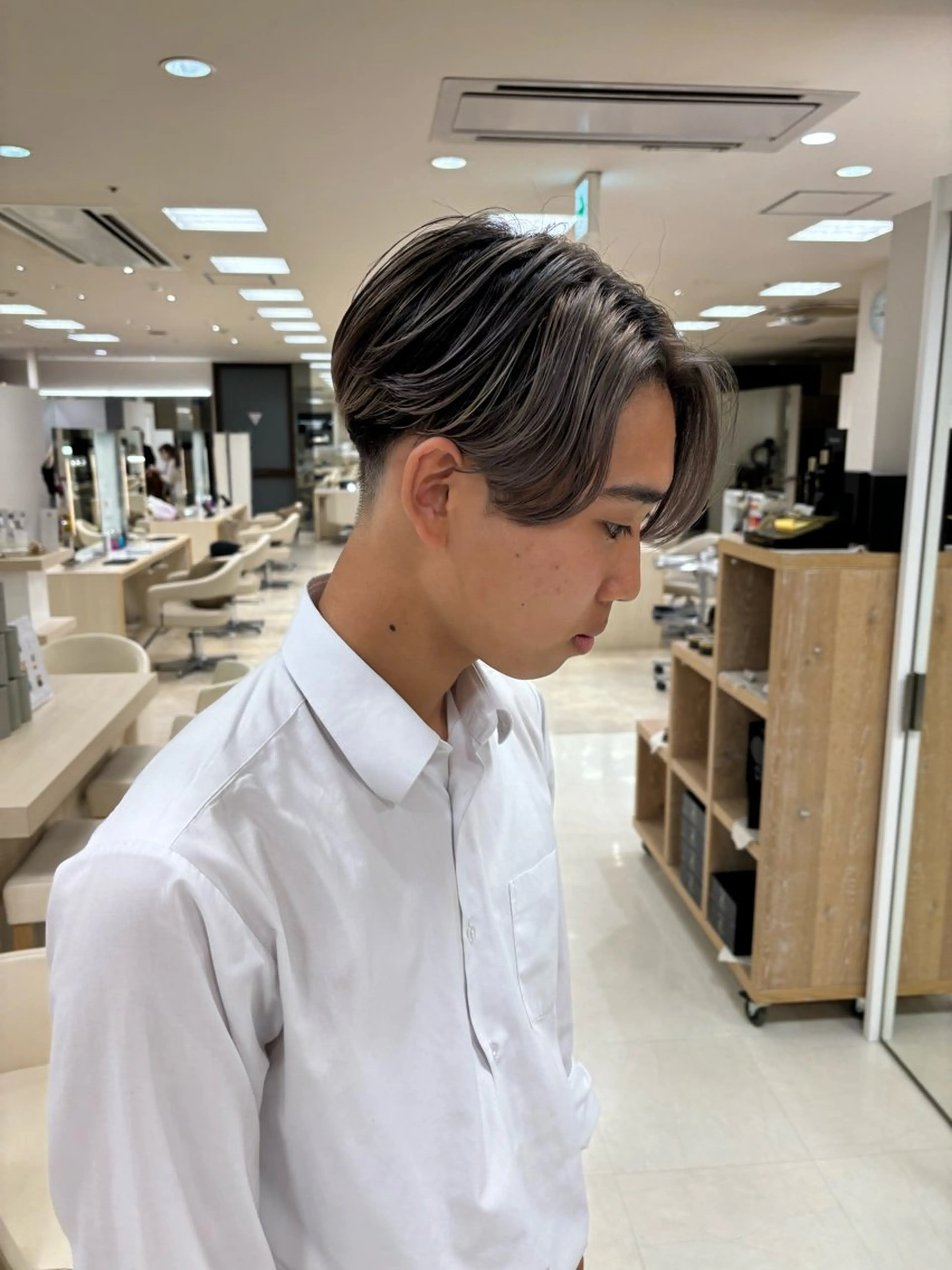 ショート カラー メンズ 湘南/メンズパーマ/ ハイライト/ユチカのヘアスタイル