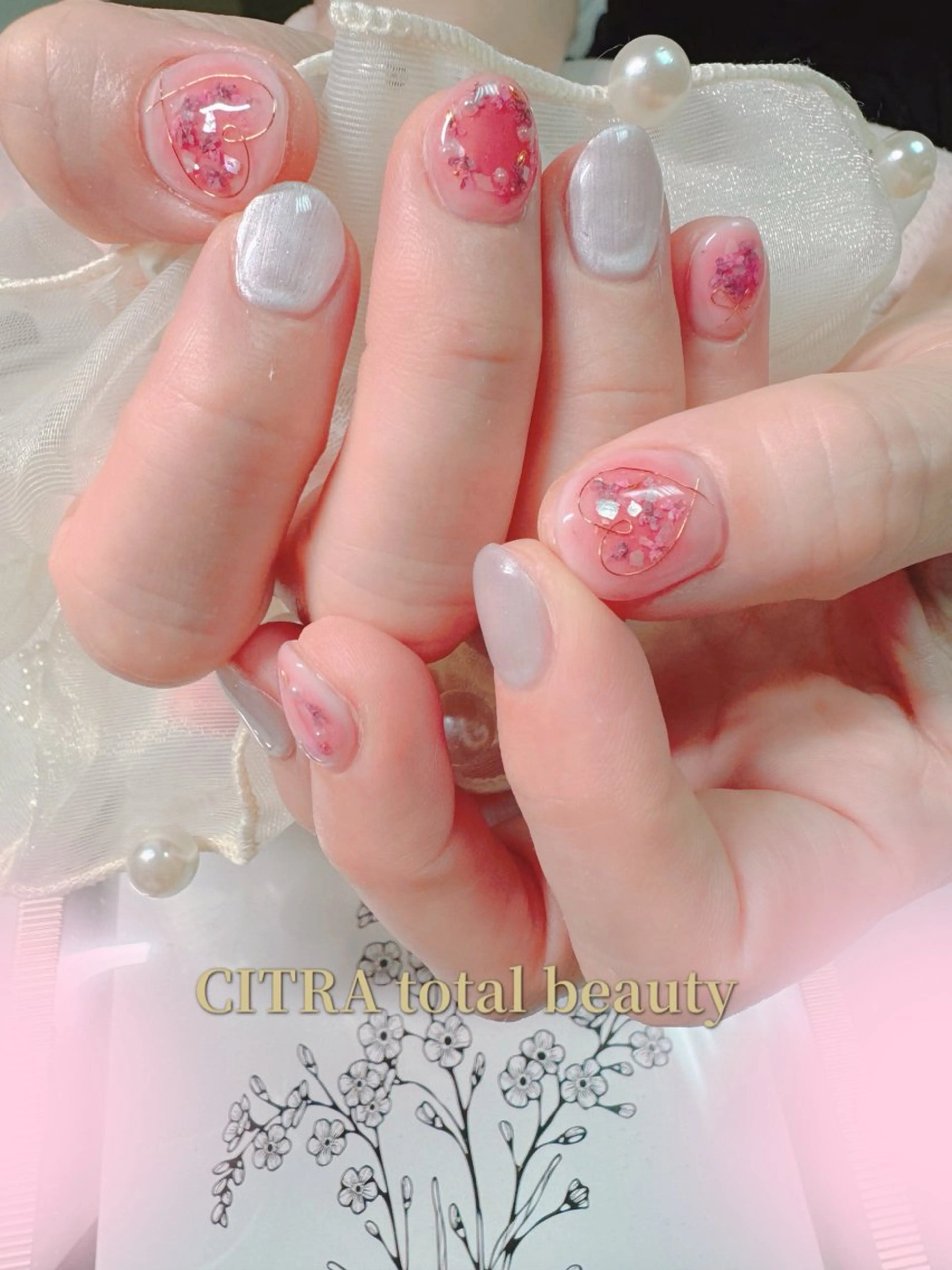 ネイル シンプルネイル ハンドネイル CITRAtotal beautyのネイルデザイン