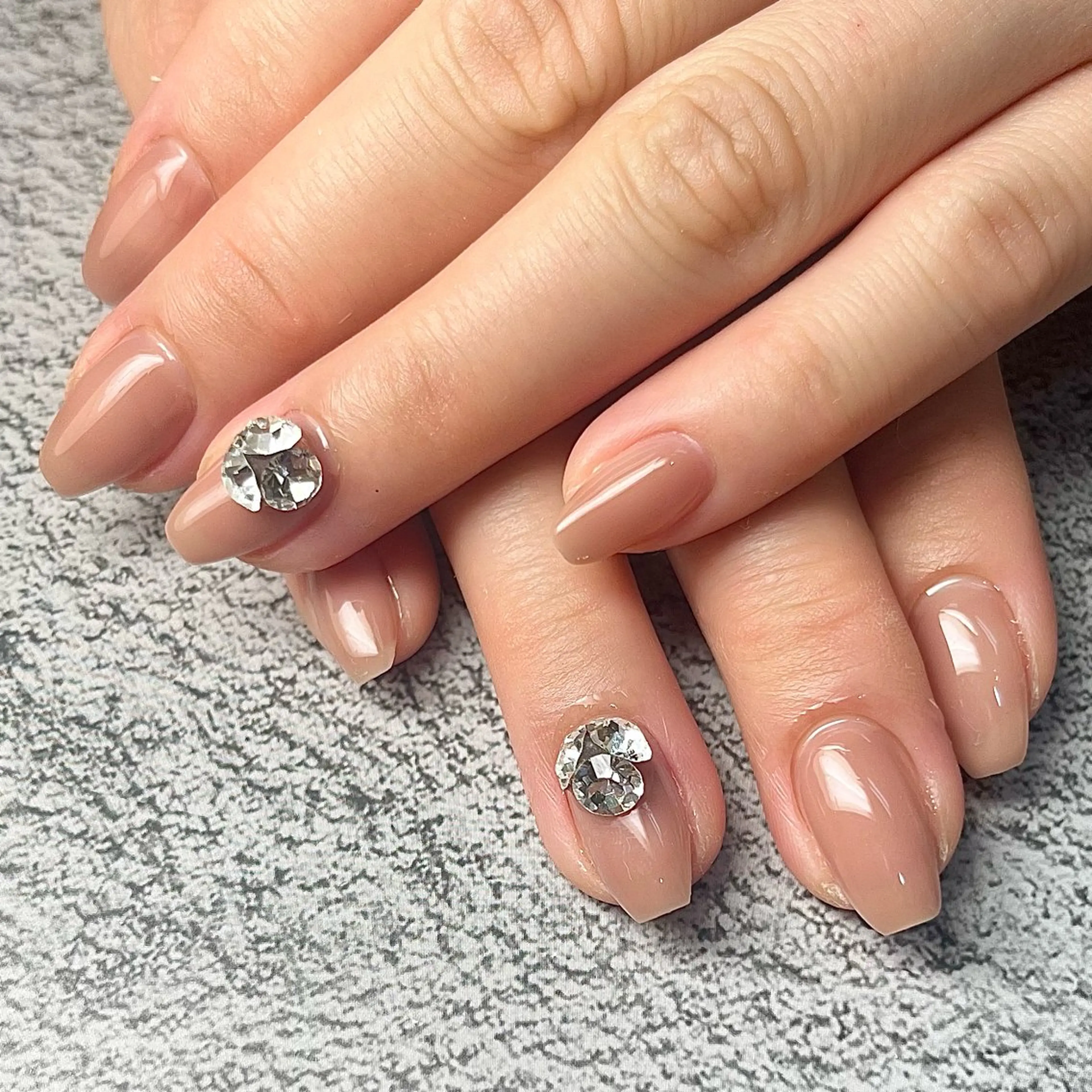 ネイル ハンドネイル Queen nail 北堀江 ASUKAのネイルデザイン