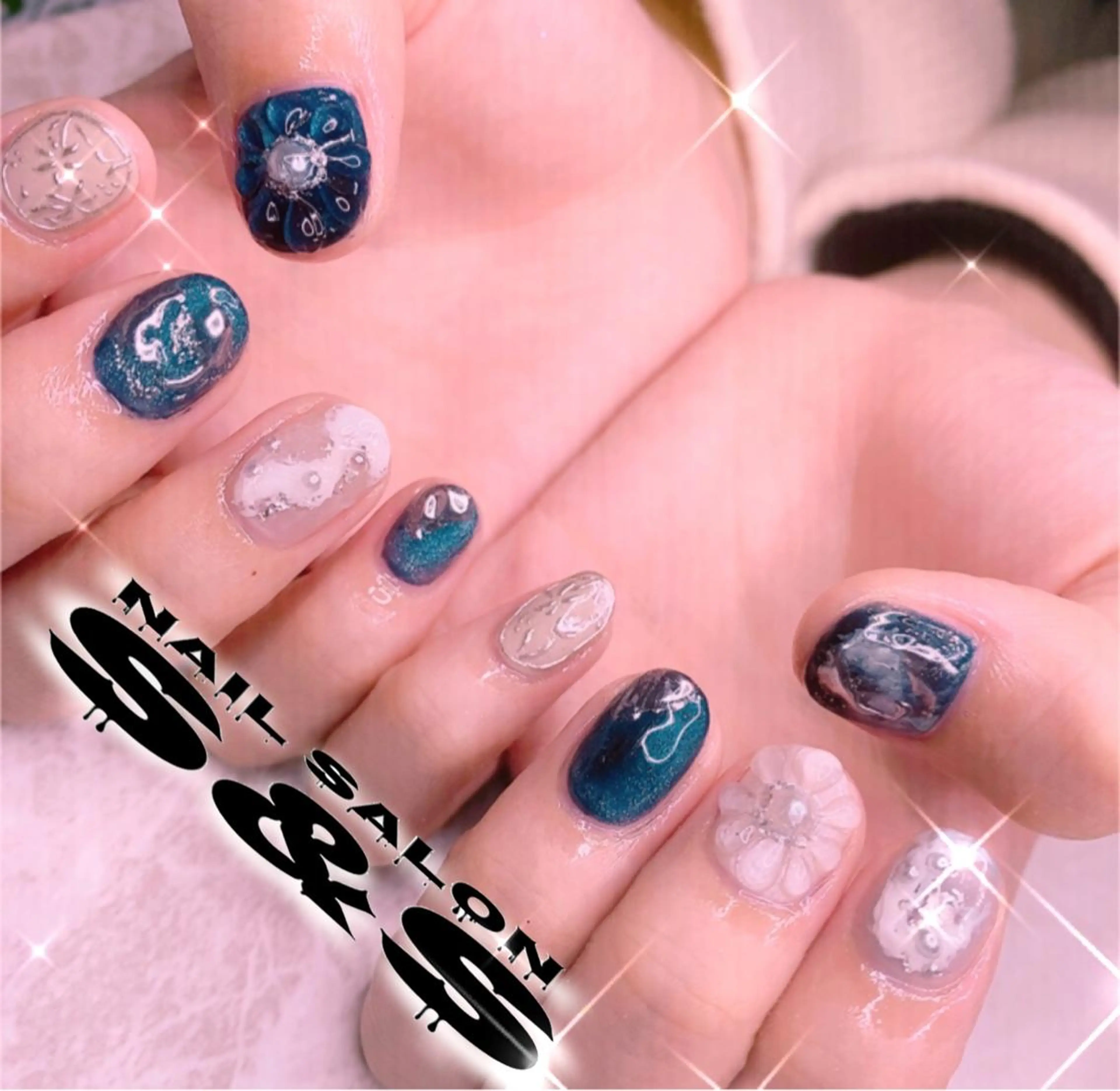 ネイル 長さ出し メンズネイル 持ち込み スカルプネイル S&S 村田小百合のネイルデザイン