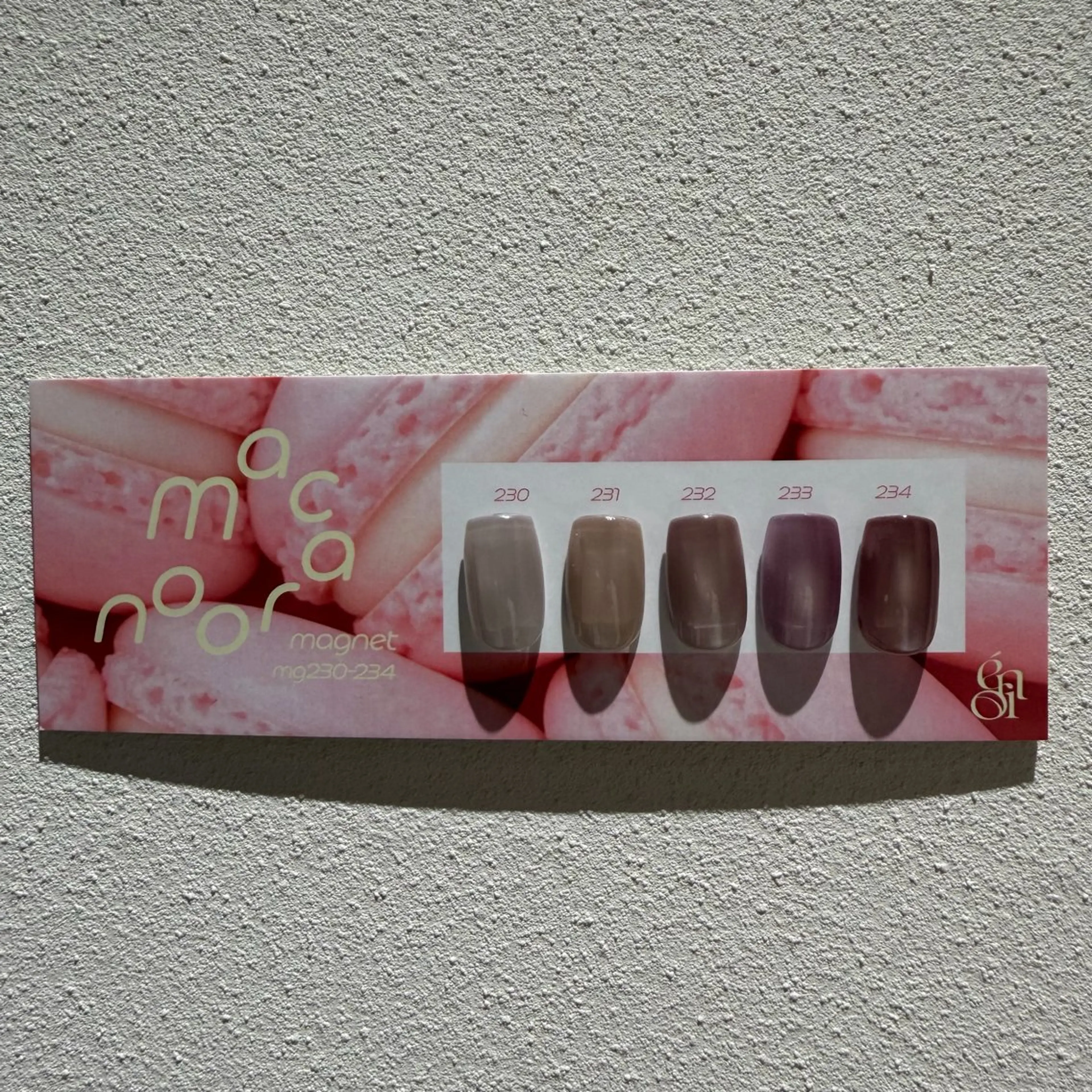 enoi使用✨ちゅるん透明感2μマカロンマグ🩷奥行きミルキーカラー♡の写真