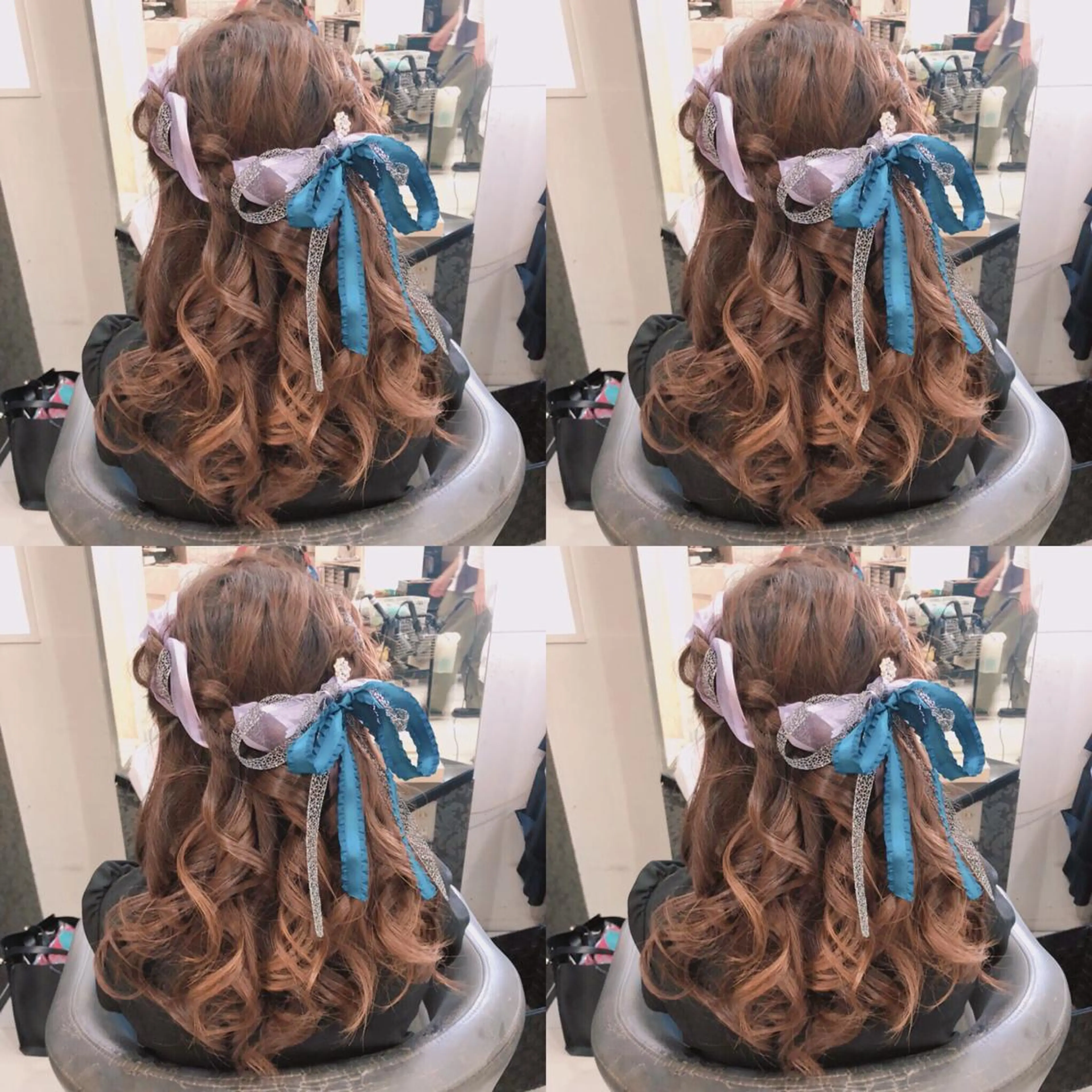 ミディアム ヘアアレンジ ハーフアップ 🌷MAYU 🌷のヘアスタイル