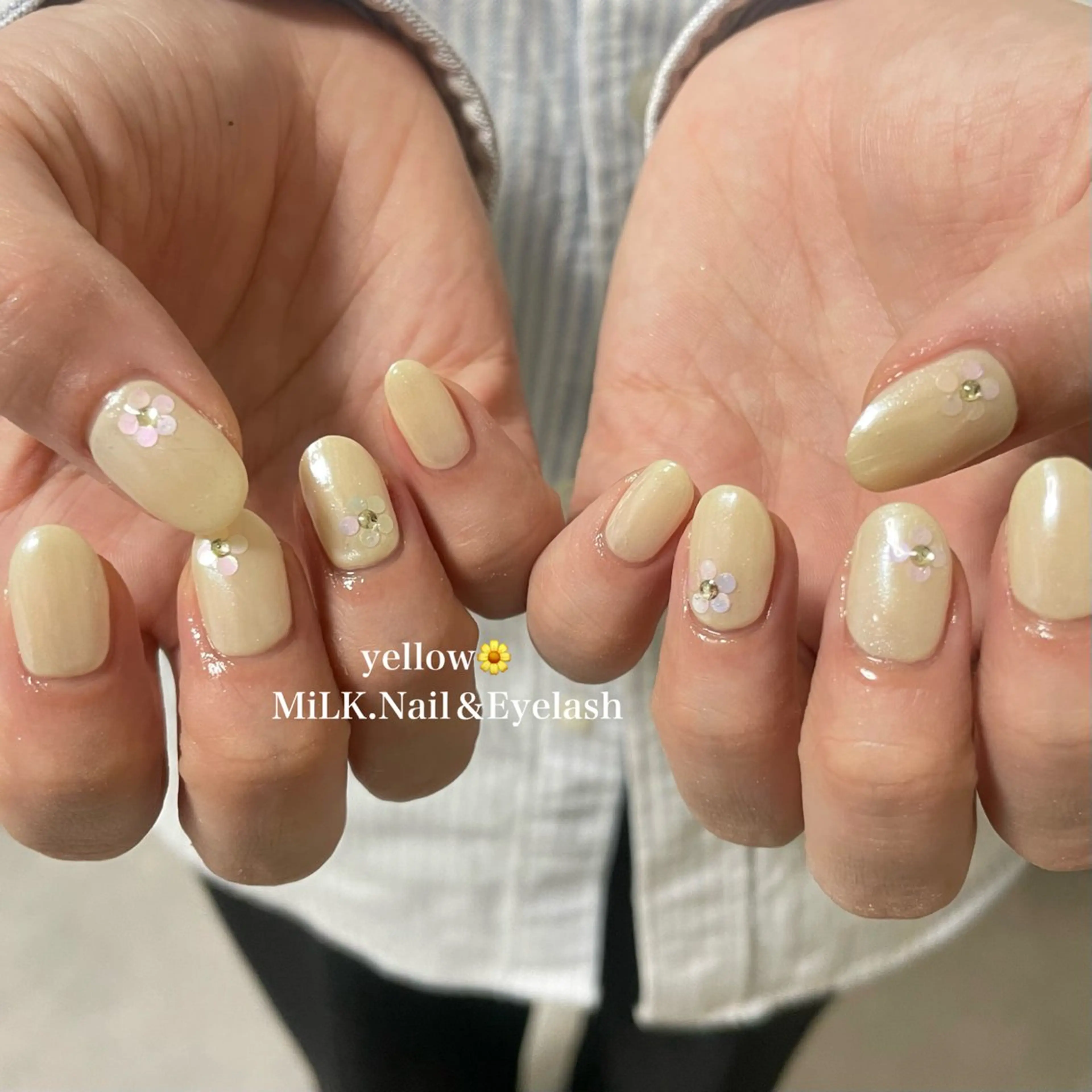 ネイル ジェルネイル 韓国ネイル マグネットネイル ミラーネイル オフィスネイル ハンドネイル MiLK. Nail&Eyelash所属・MiLK. wakaのマツエク・マツパデザイン