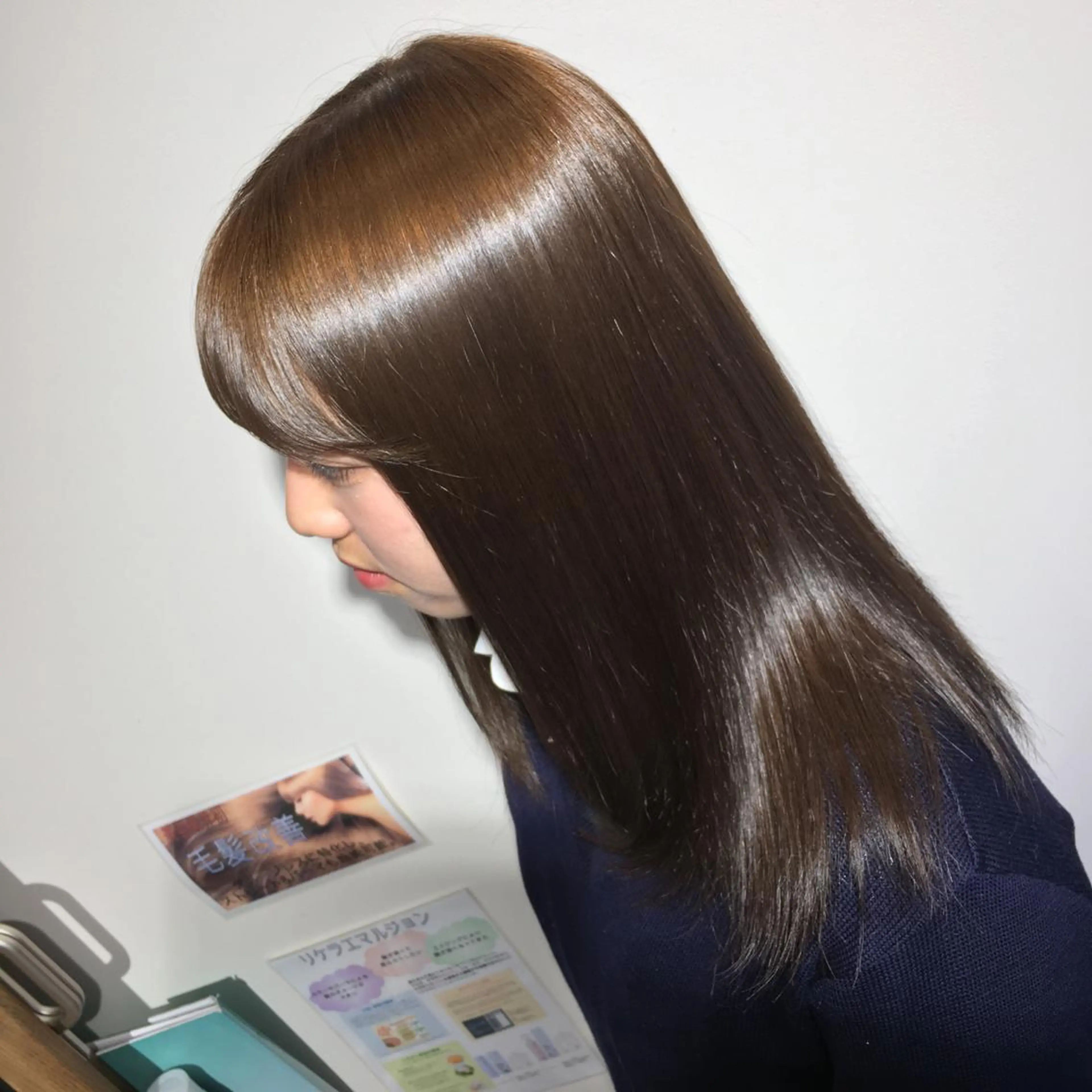 ロング カラー ケアカラー トリートメント 橋本 慶司のヘアスタイル