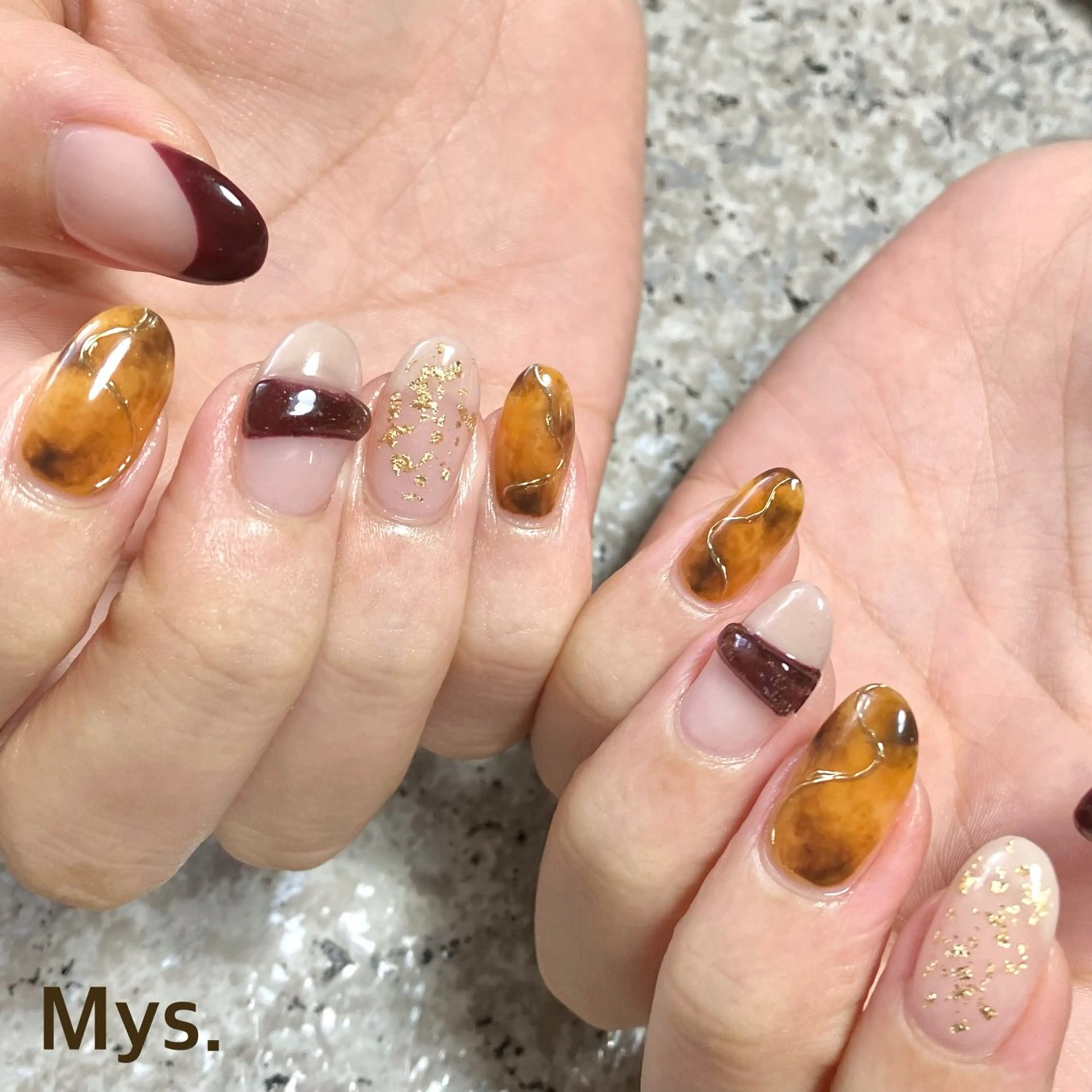 ネイル ハンドネイル Mys. 三上紗紀のネイルデザイン