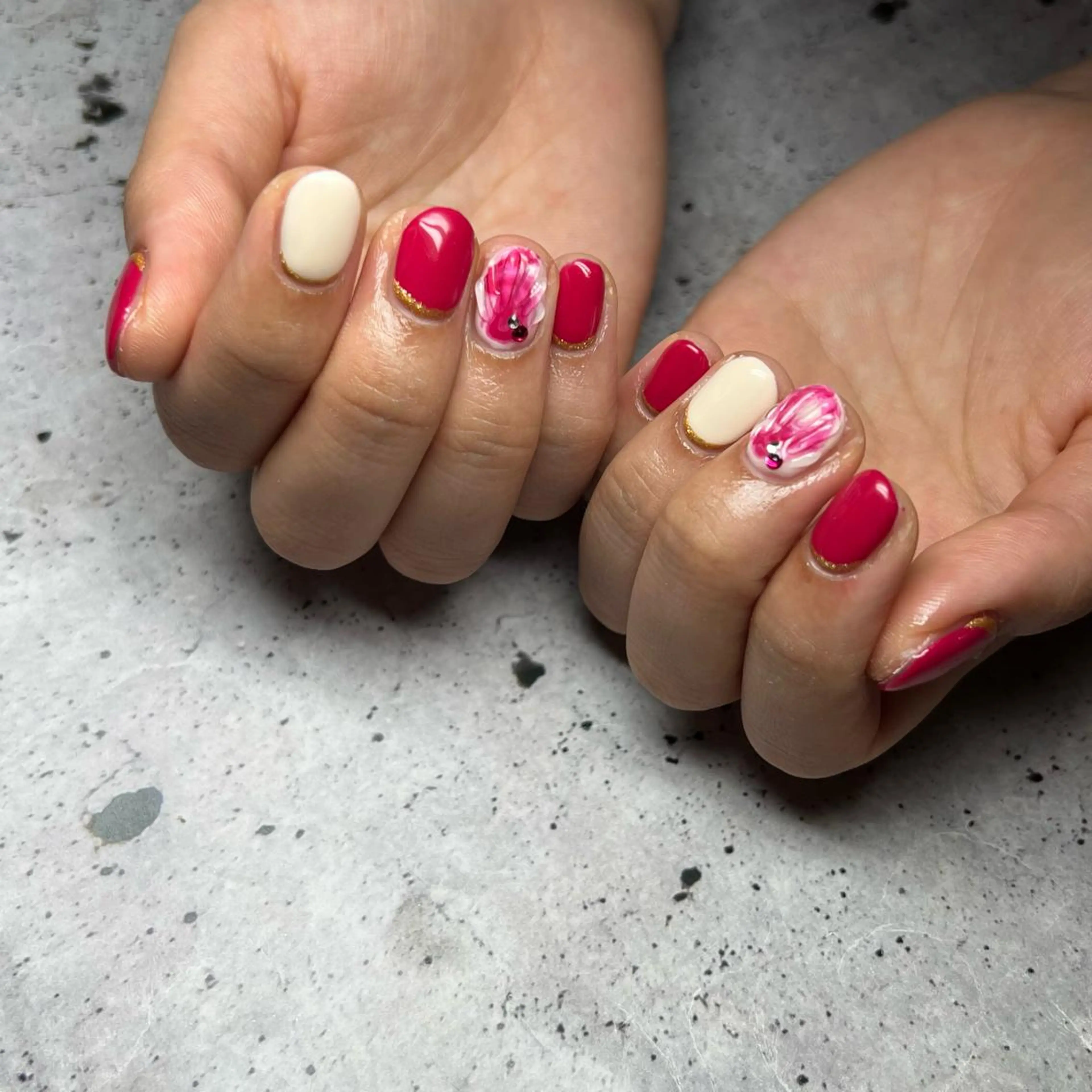 ネイル ハンドネイル 𝐫𝐚𝐢 𝐧𝐚𝐢𝐥のネイルデザイン