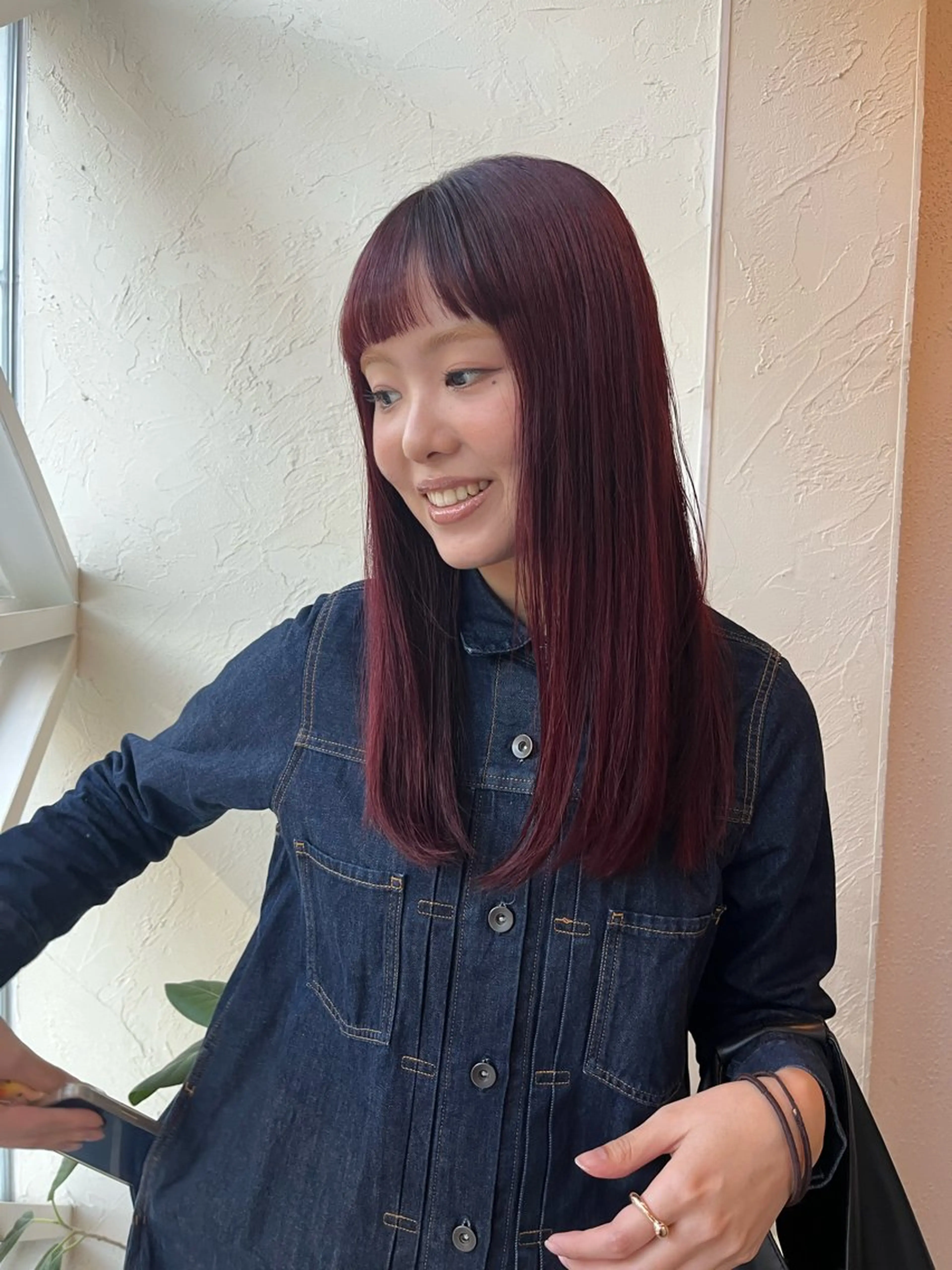 ロング ヘアカラー そね こまちのヘアスタイル