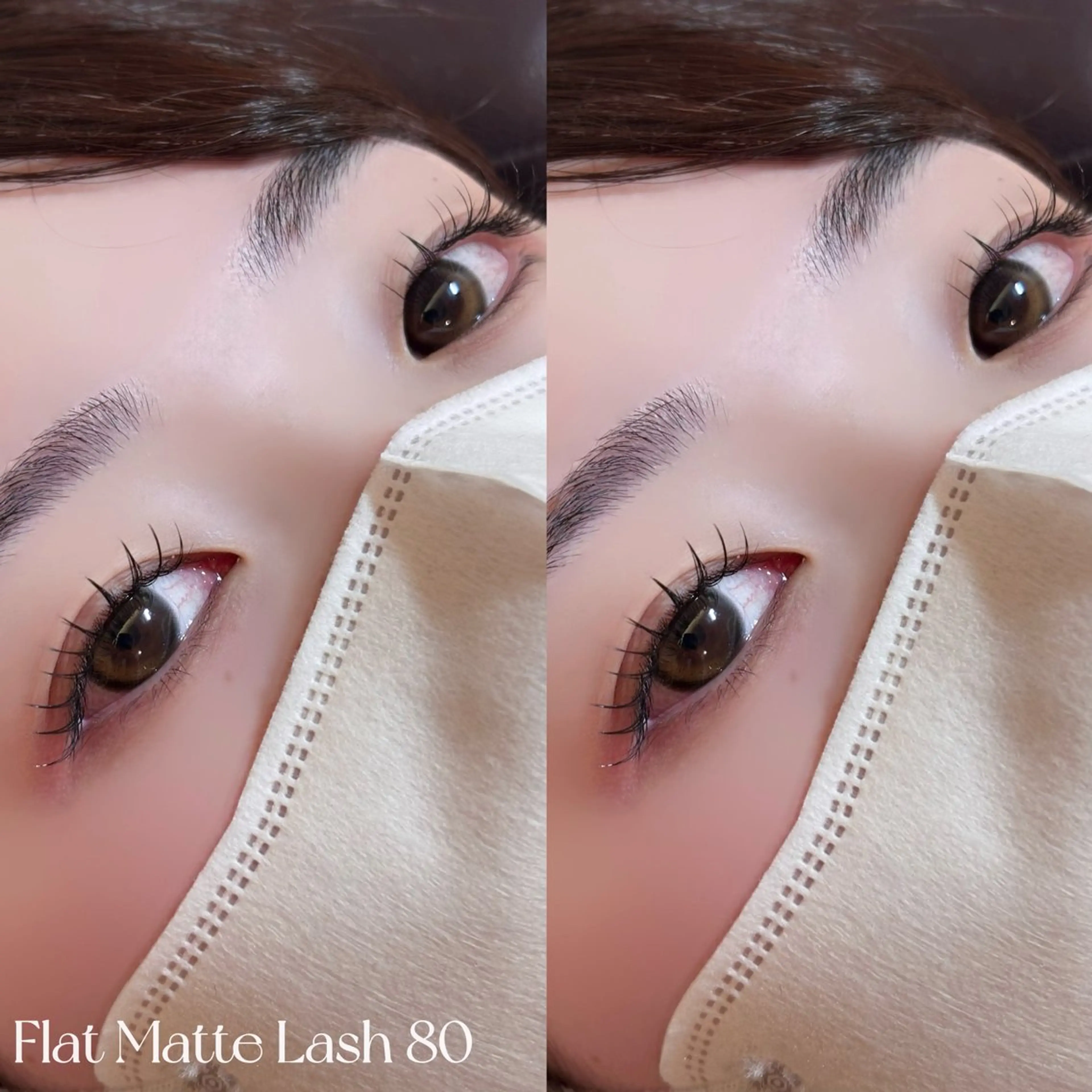 マツエク・マツパ フラットラッシュ CLALA miri🤍´-のマツエク・マツパデザイン