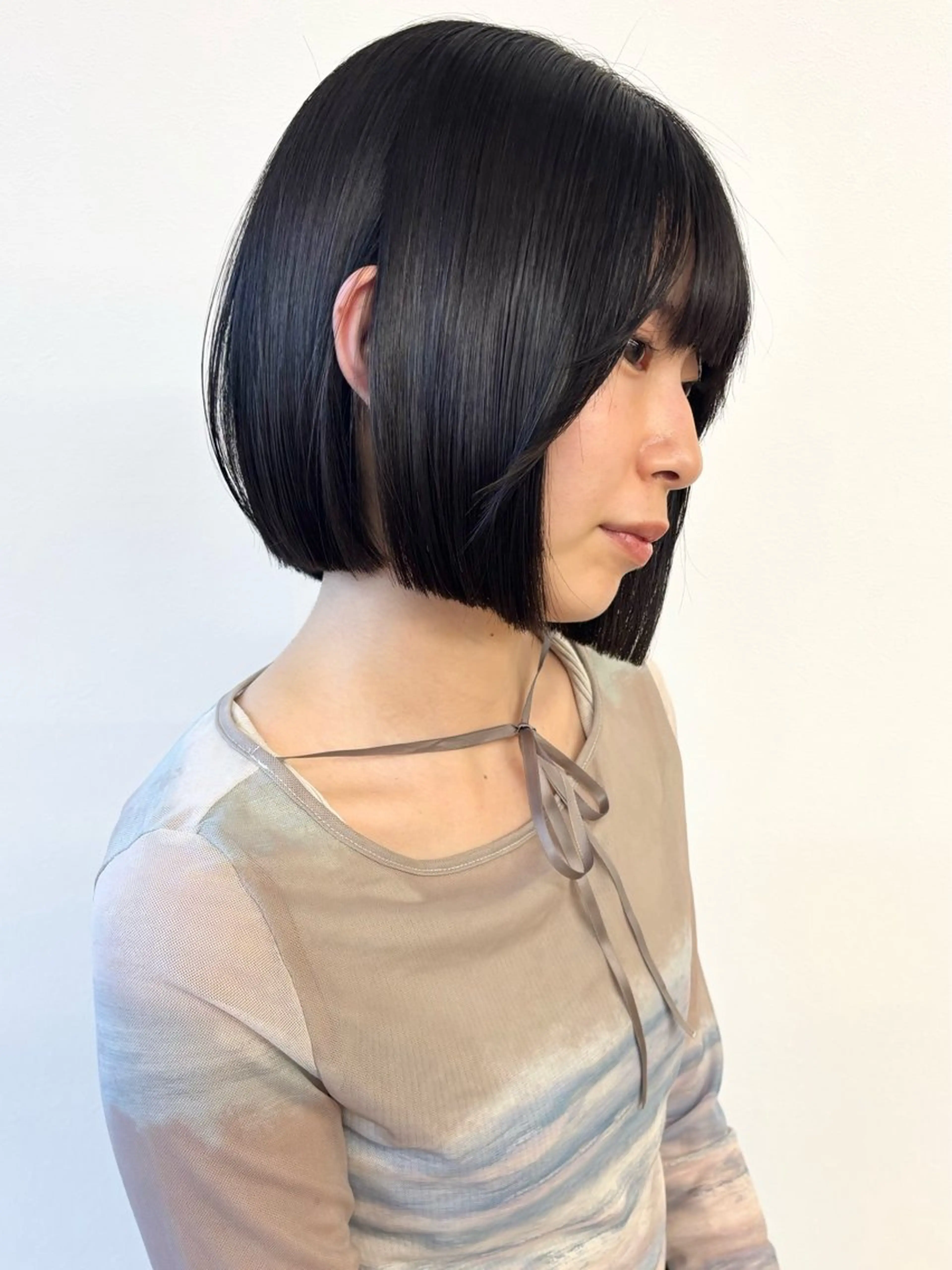 ショート ボブ 石山 /切りっぱなしボブのヘアスタイル