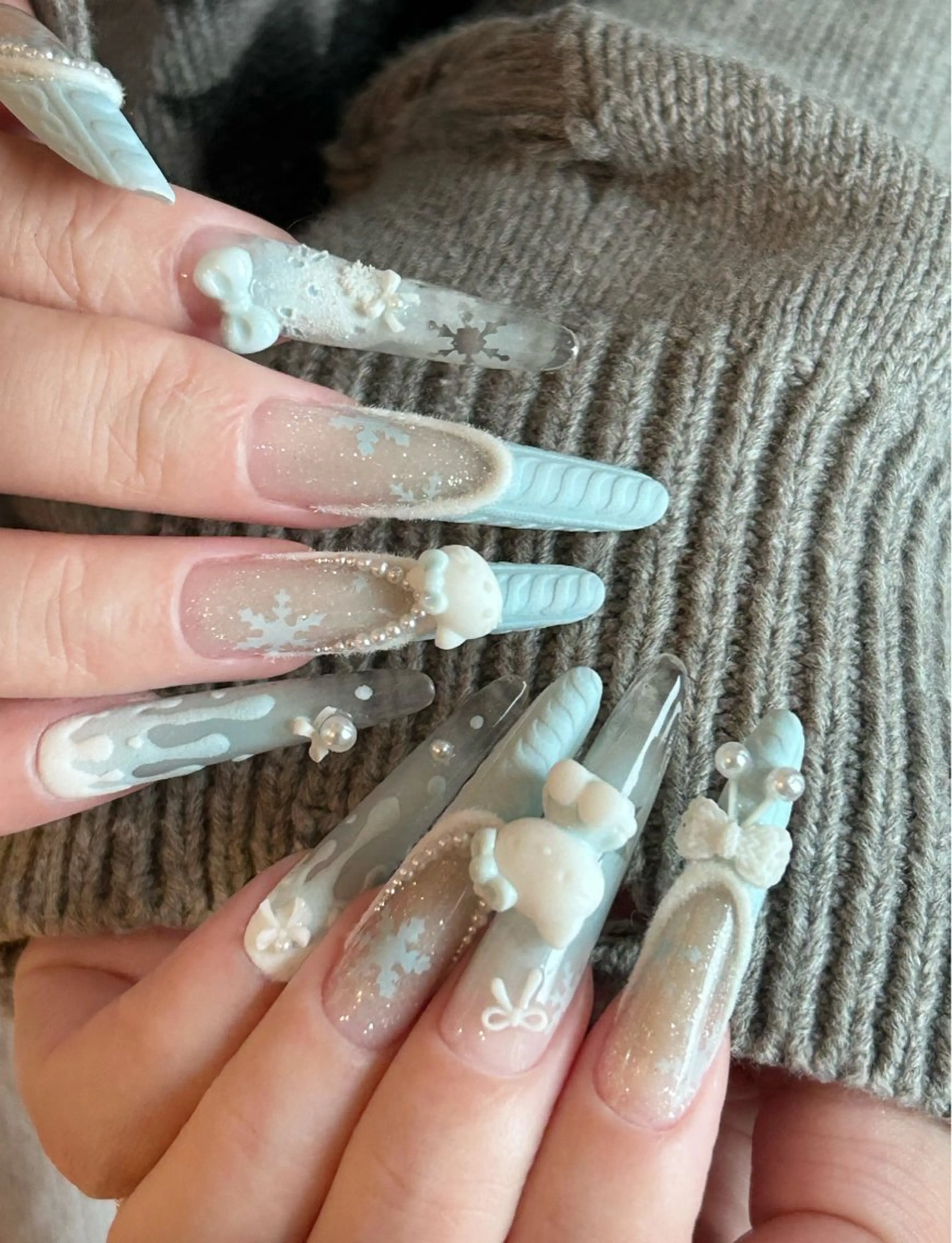 ネイル ハンドネイル ハンドケア Panda chan Novaのネイルデザイン