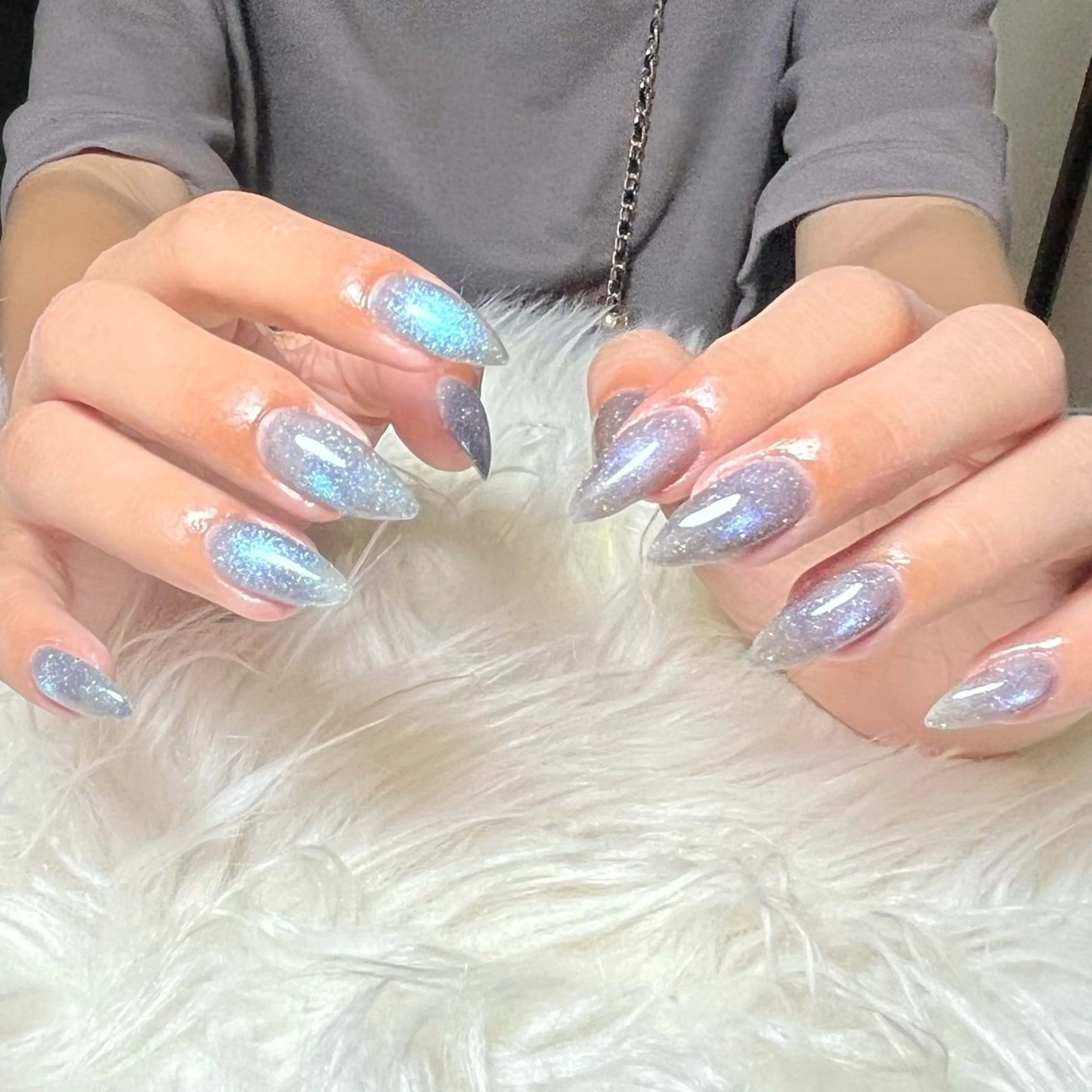 ネイル マグネットネイル ハンドネイル ハンドケア hohomi .のネイルデザイン