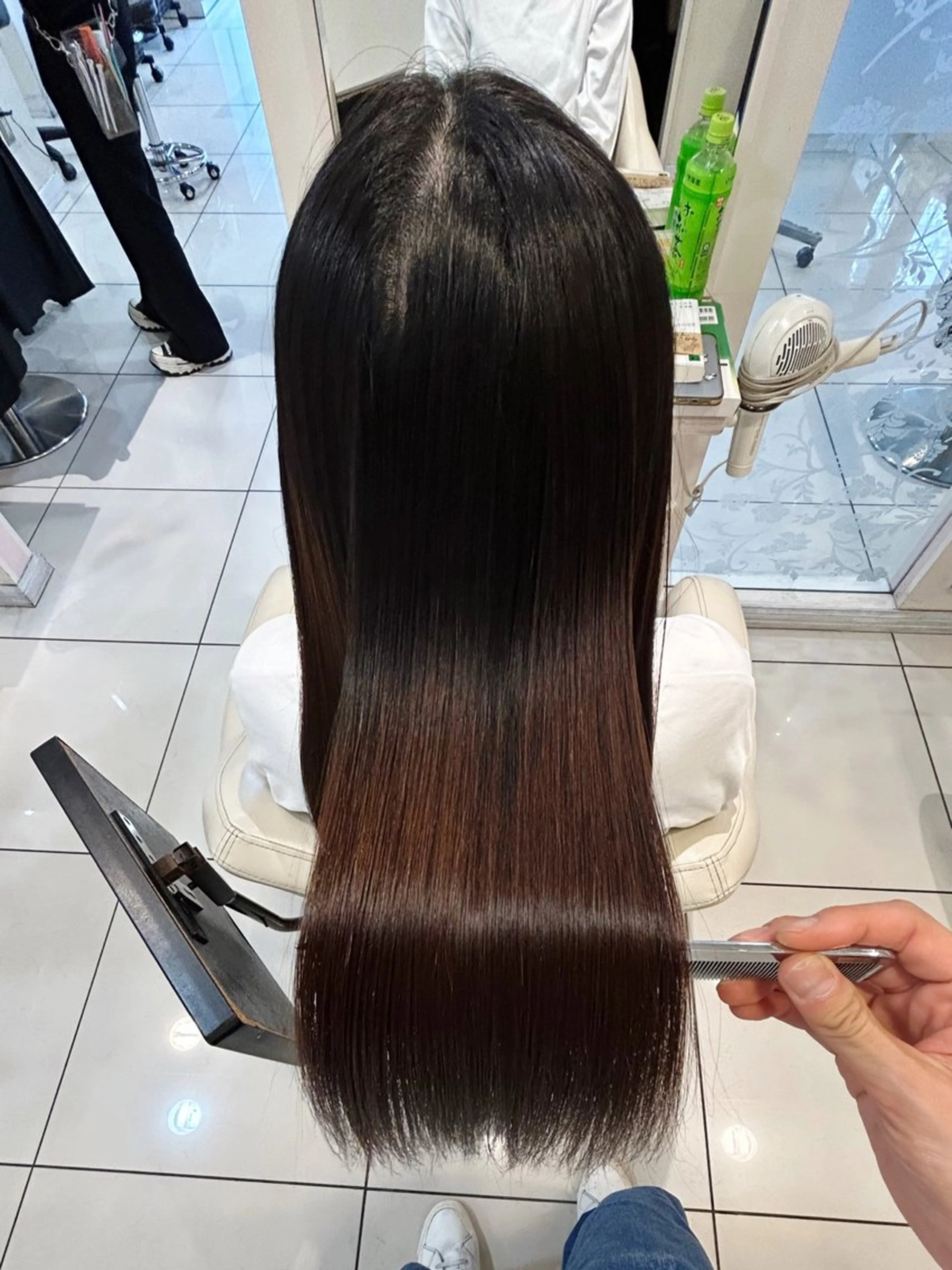 セミロング 縮毛矯正 カット 縮毛矯正 トリートメント 高橋 佑のヘアスタイル