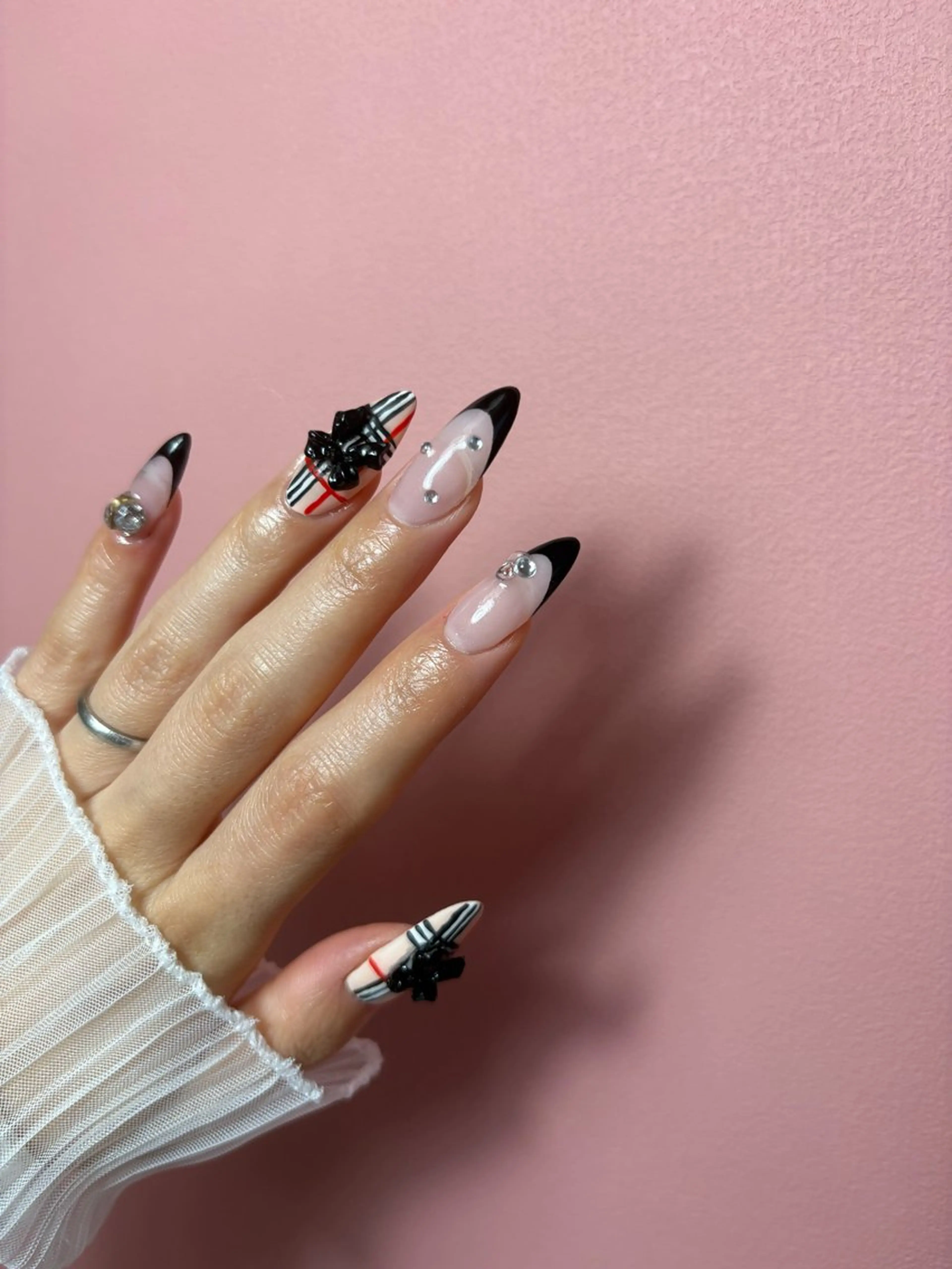 ネイル フレンチネイル ハンドネイル Le:M nail Mikuのネイルデザイン