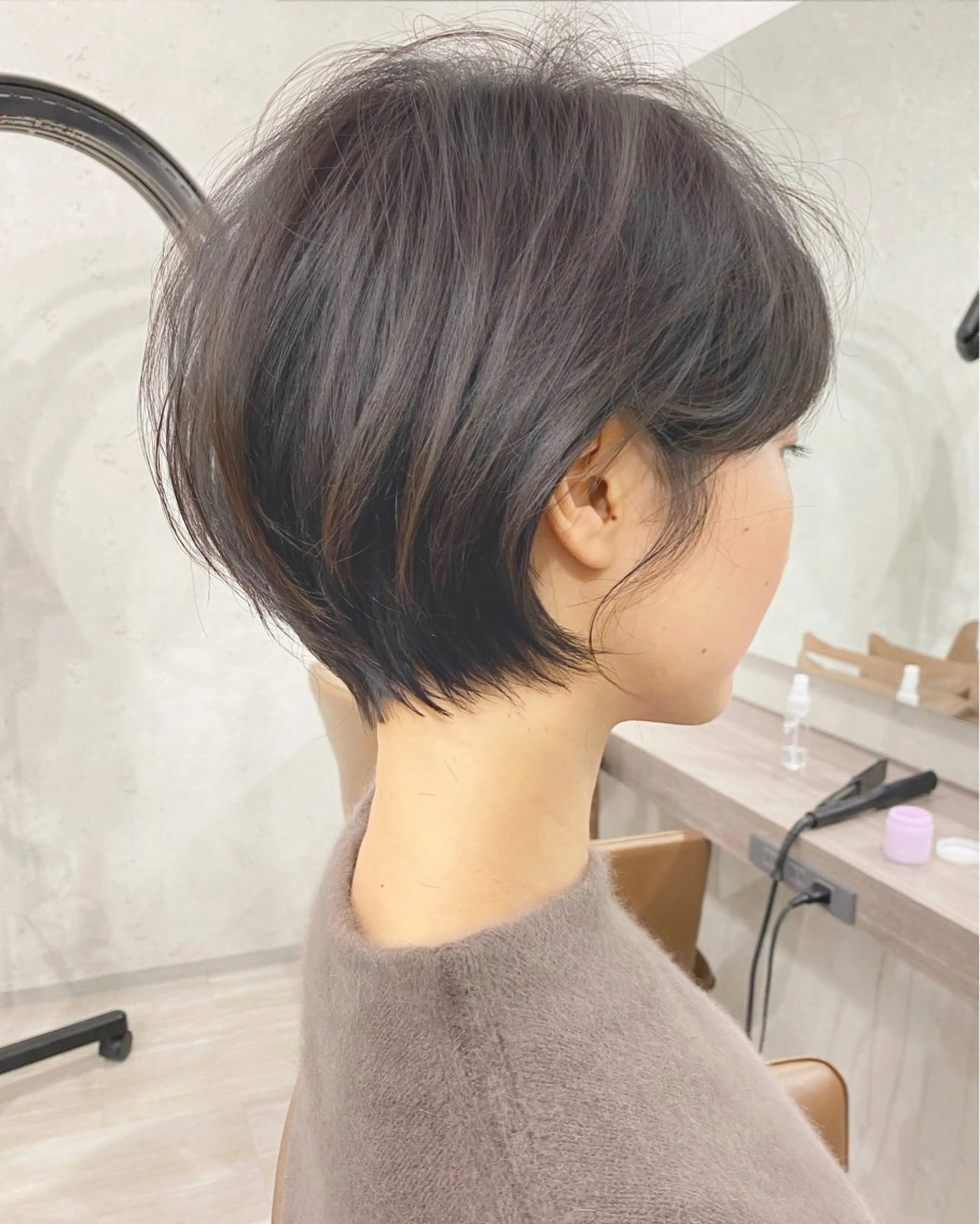 ショート カラー パーマ ショートヘア 山下 永次のヘアスタイル