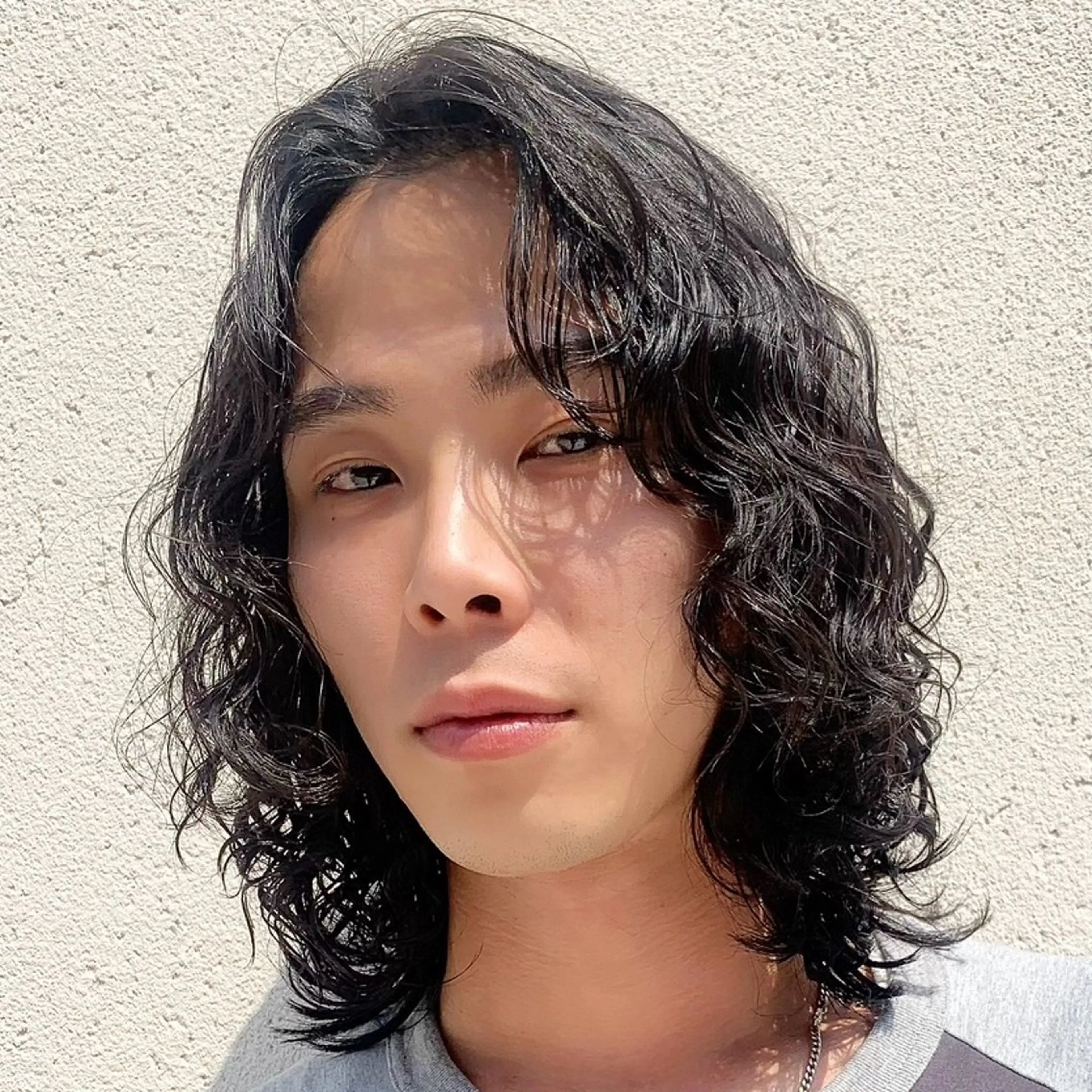 ロング パーマ ヘアアレンジ メンズ カット パーマ fifth Tokyo所属・fifth 石川 凪のヘアスタイル