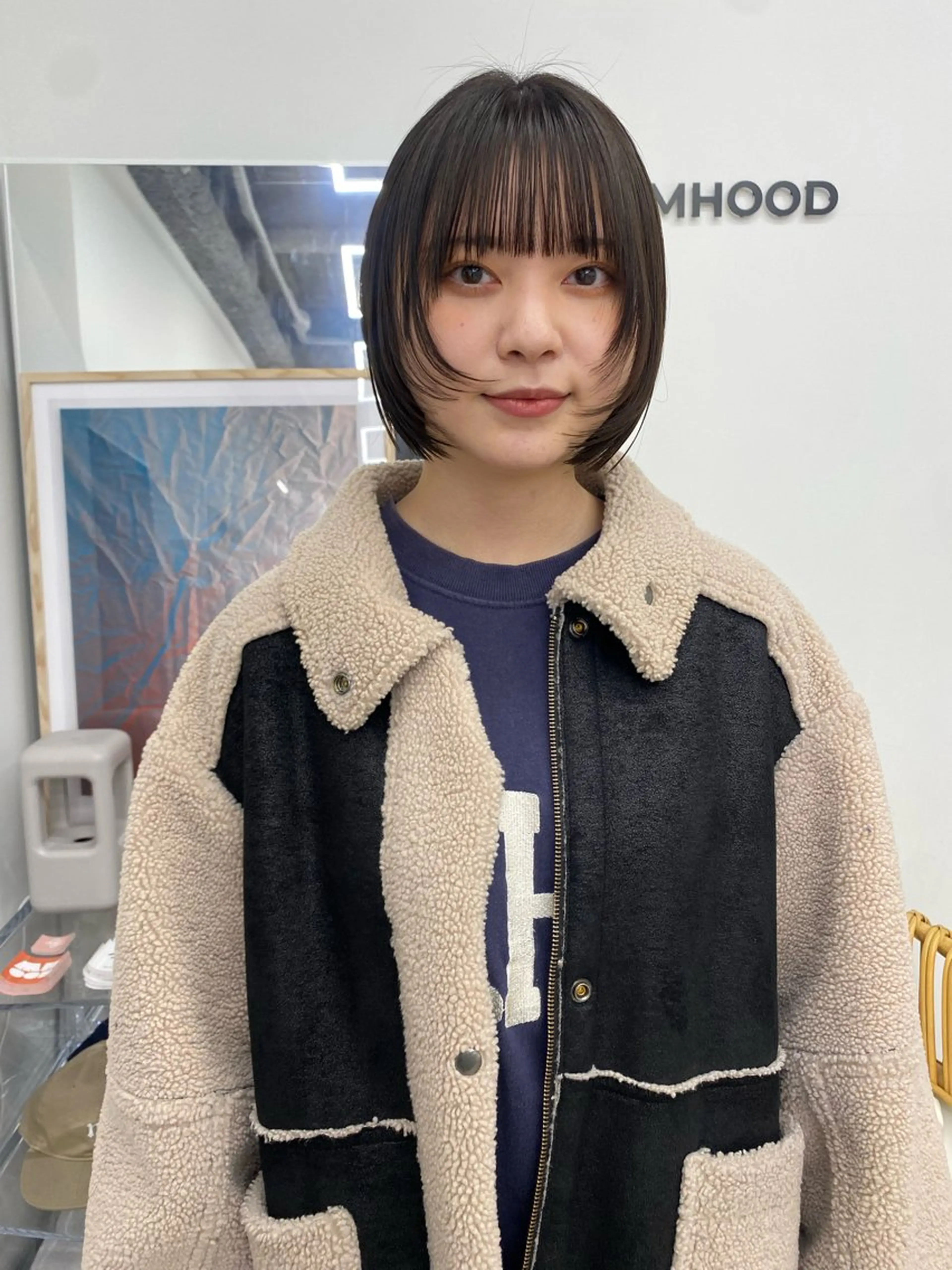 ショート ボブ カット ボブ/ハイトーン REINAのヘアスタイル