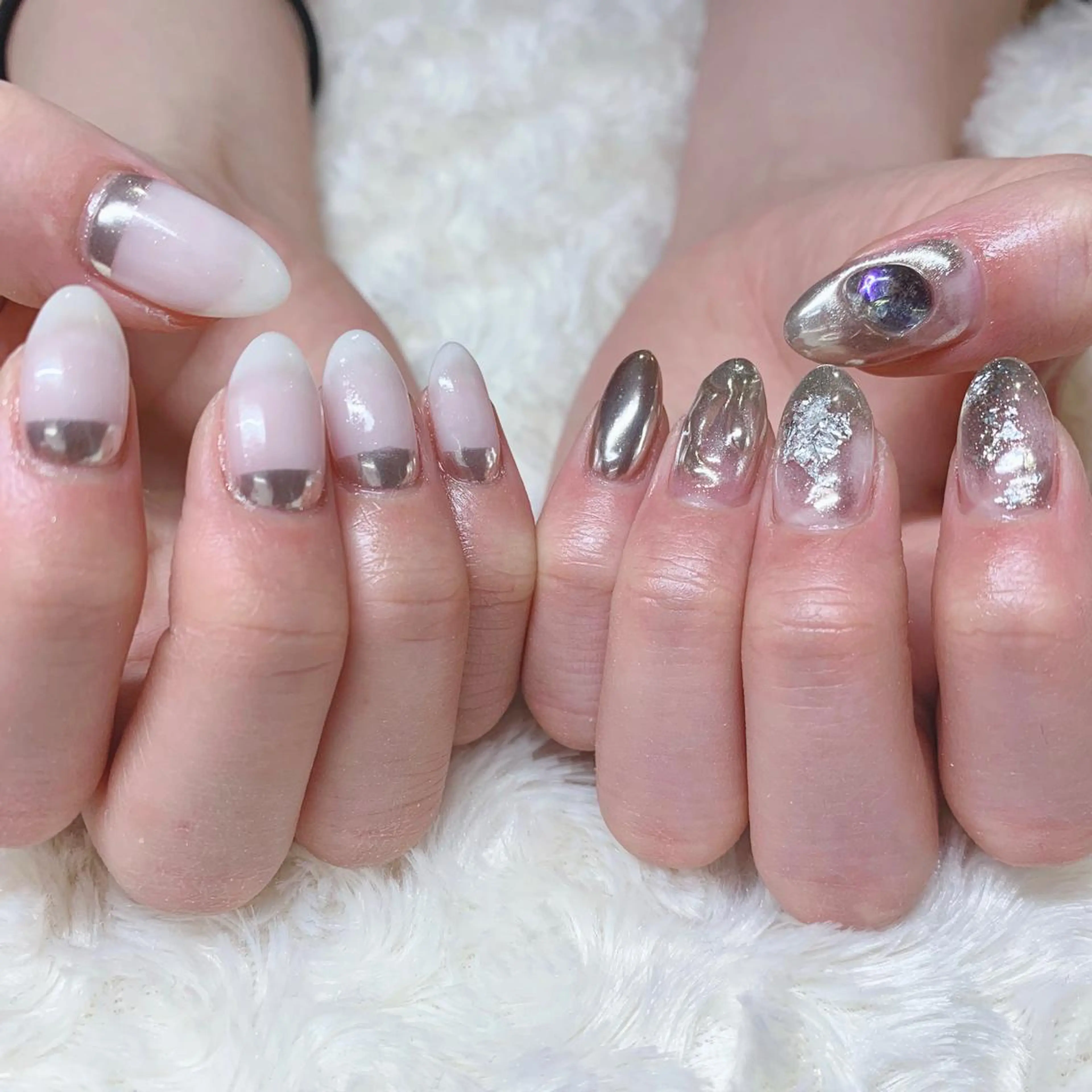 カラー ネイル ハンドネイル Cozy_ ilumのネイルデザイン