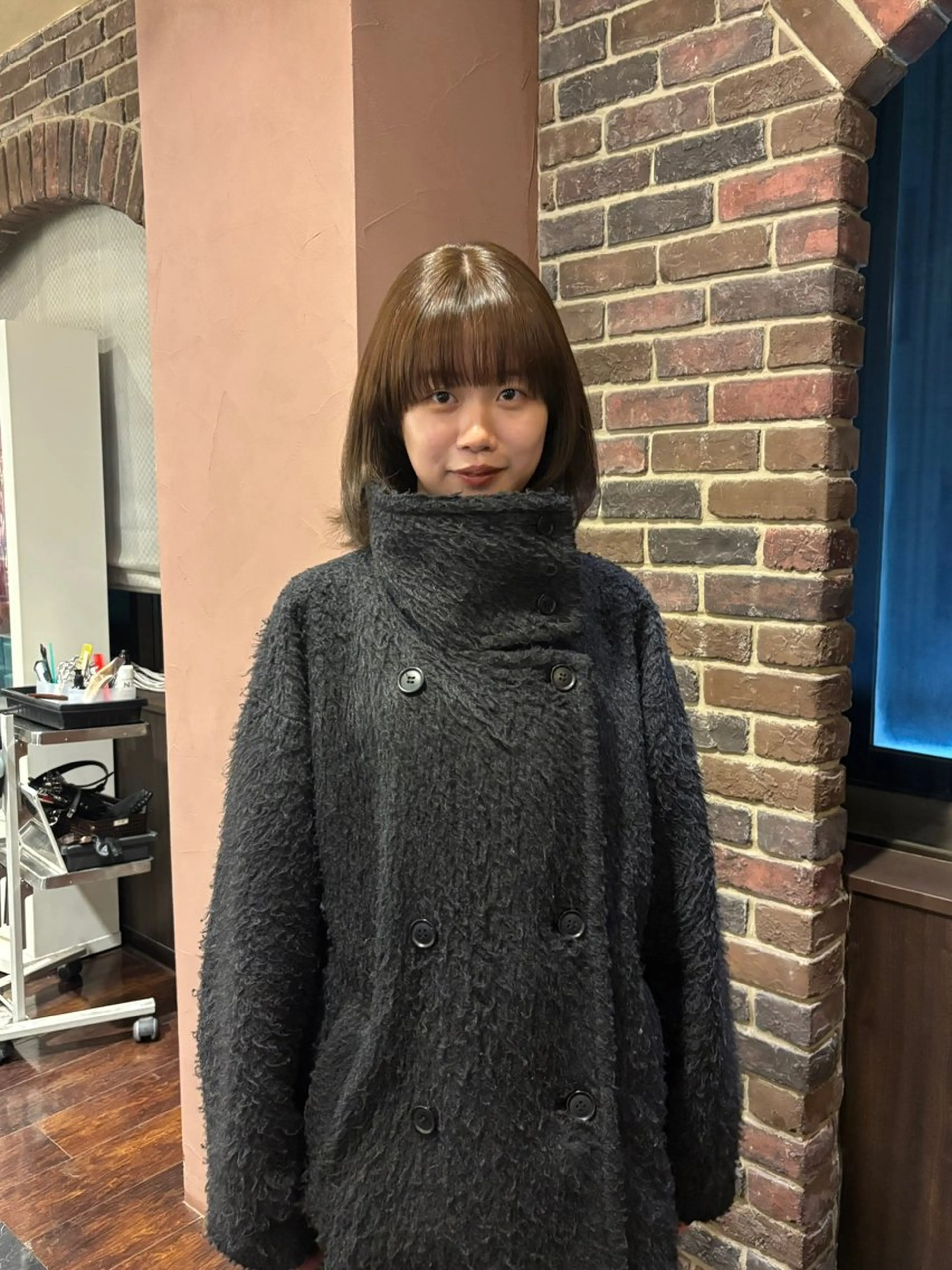 カラー ベージュカラー ブリーチ 透明感カラー ダブルカラー ブリーチなしカラー [naitre] mashiroのヘアスタイル