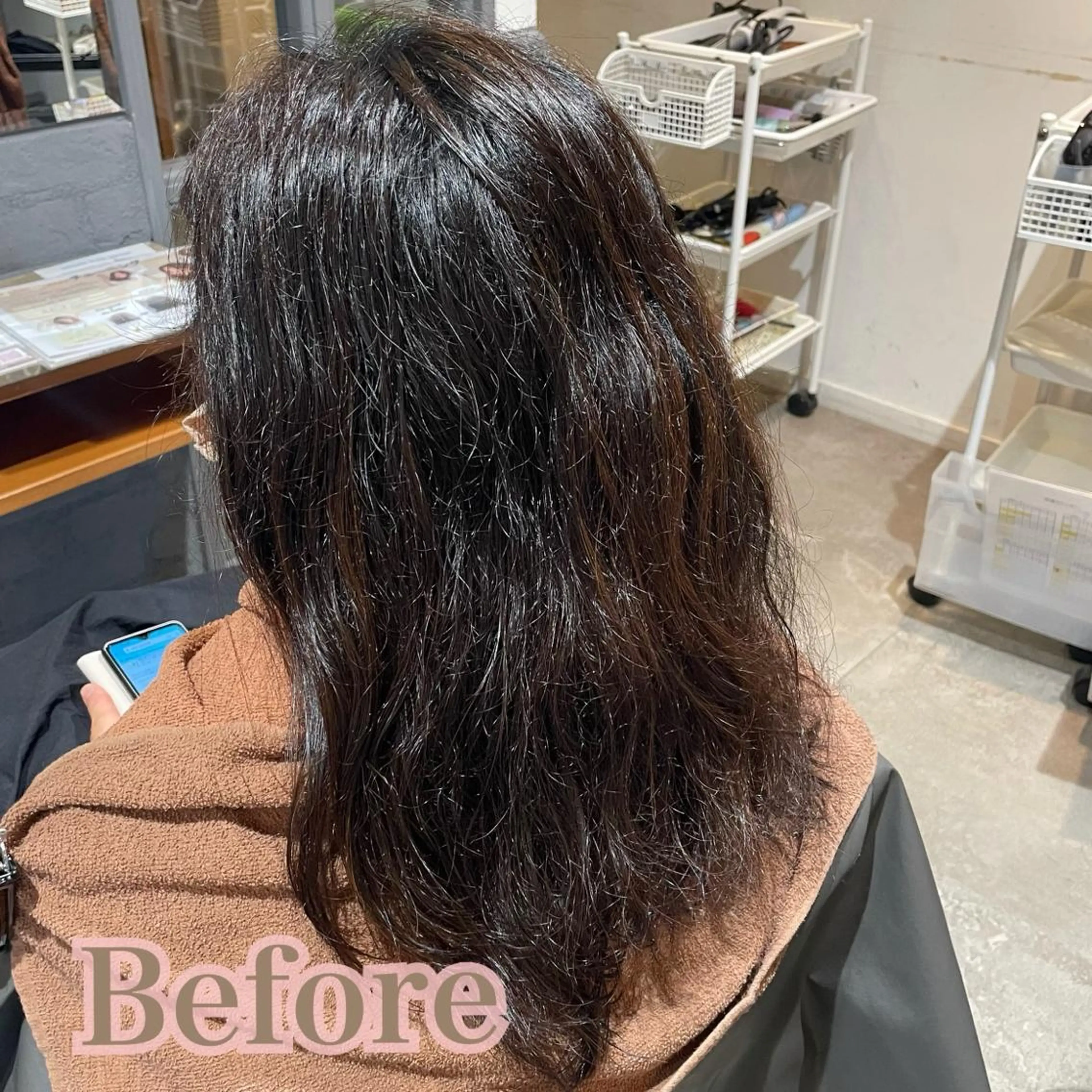 ミディアム パーマ yu kiのヘアスタイル