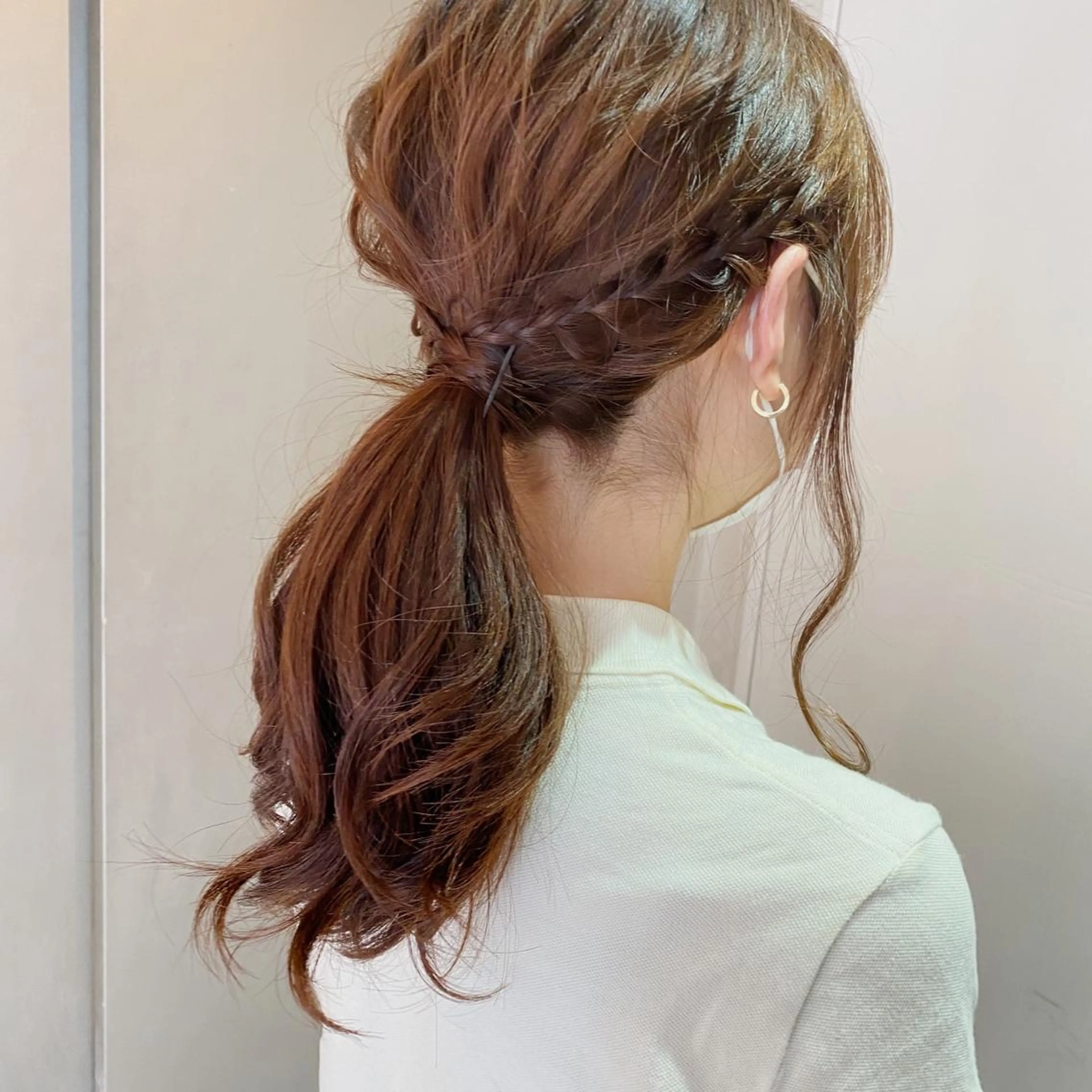 セミロング カラー パーマ ヘアアレンジ メンズ 🍀髪質改善 ケアカラーrootsのヘアスタイル