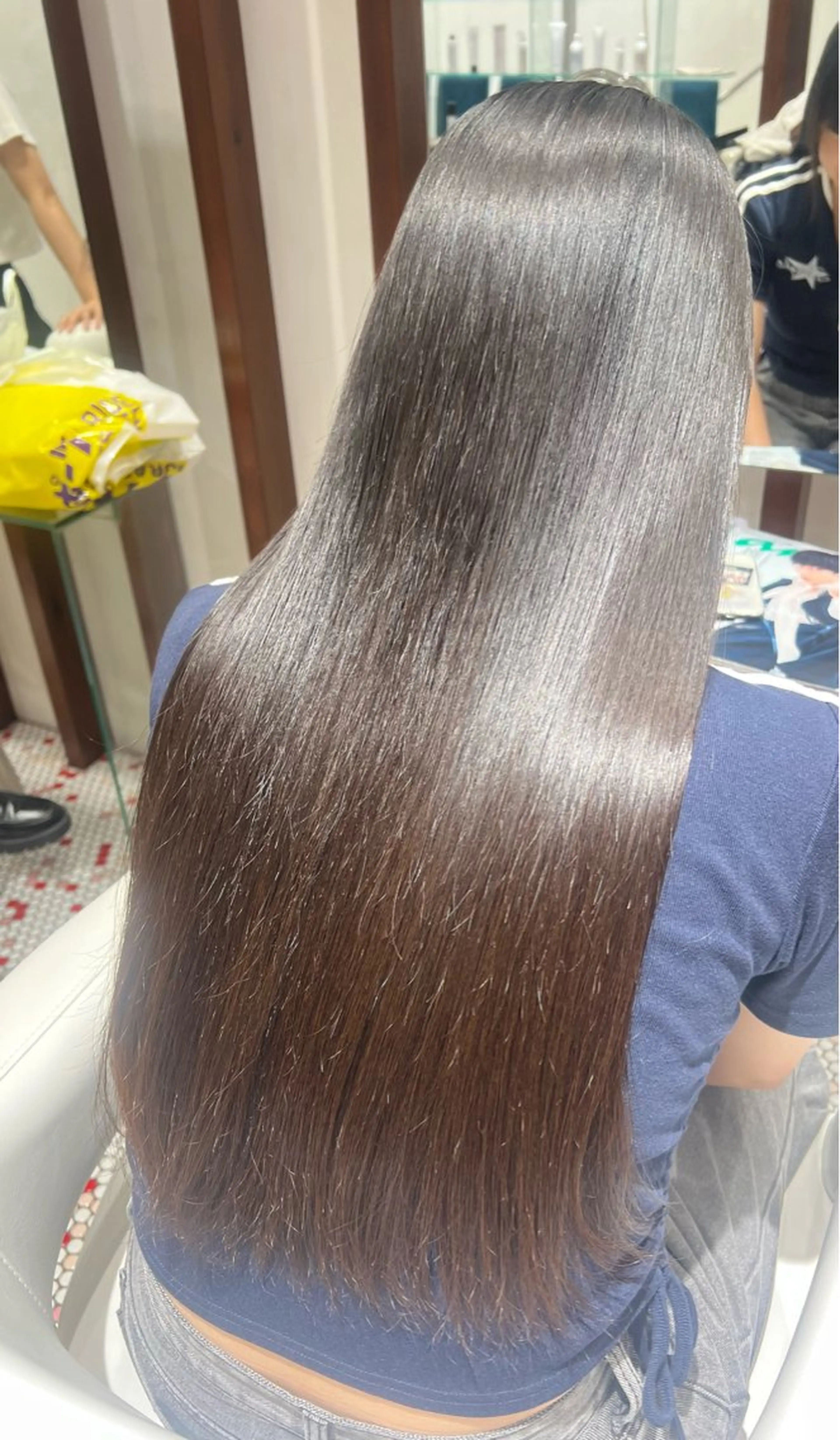 【モデル】縮毛矯正の写真