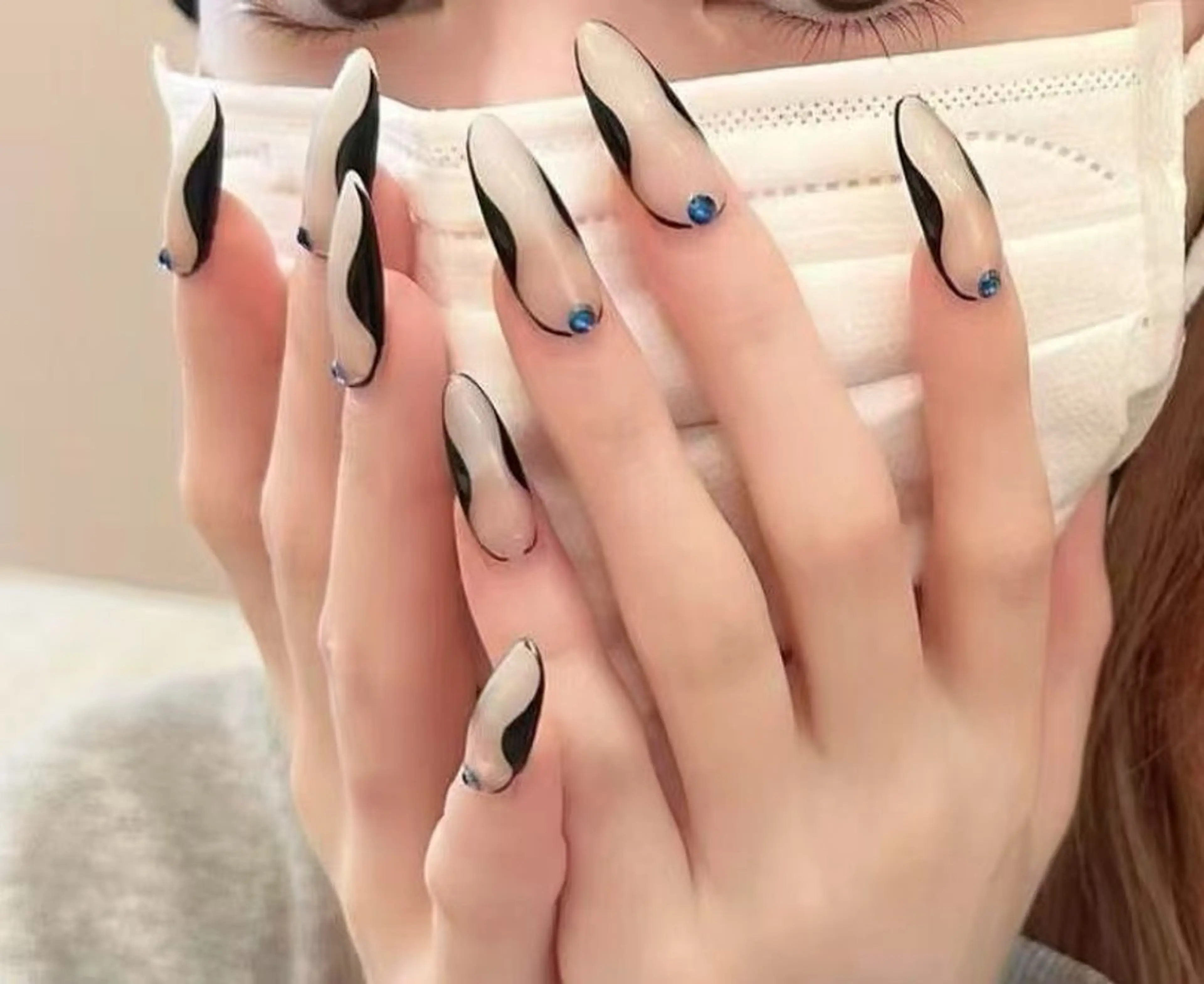 ネイル オーロラネイル フラワーネイル フットネイル フレンチネイル ジェルネイル ハンドネイル BabyYouMi ねねのネイルデザイン