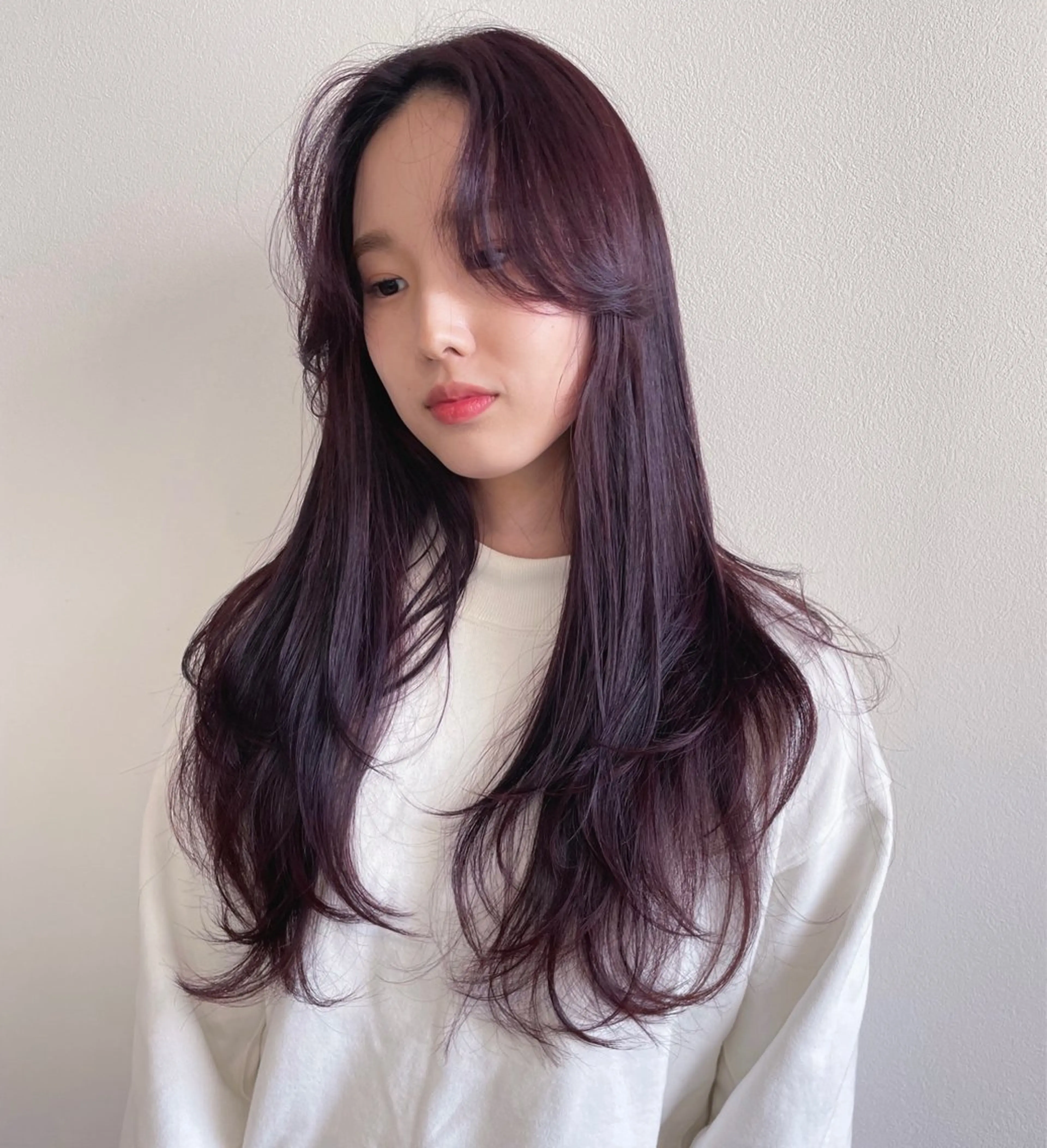 ロング カラー 韓国風ヘア レイヤーカット カット ヘアカラー risako🇰🇷 韓国ヘア/レイヤーのヘアスタイル