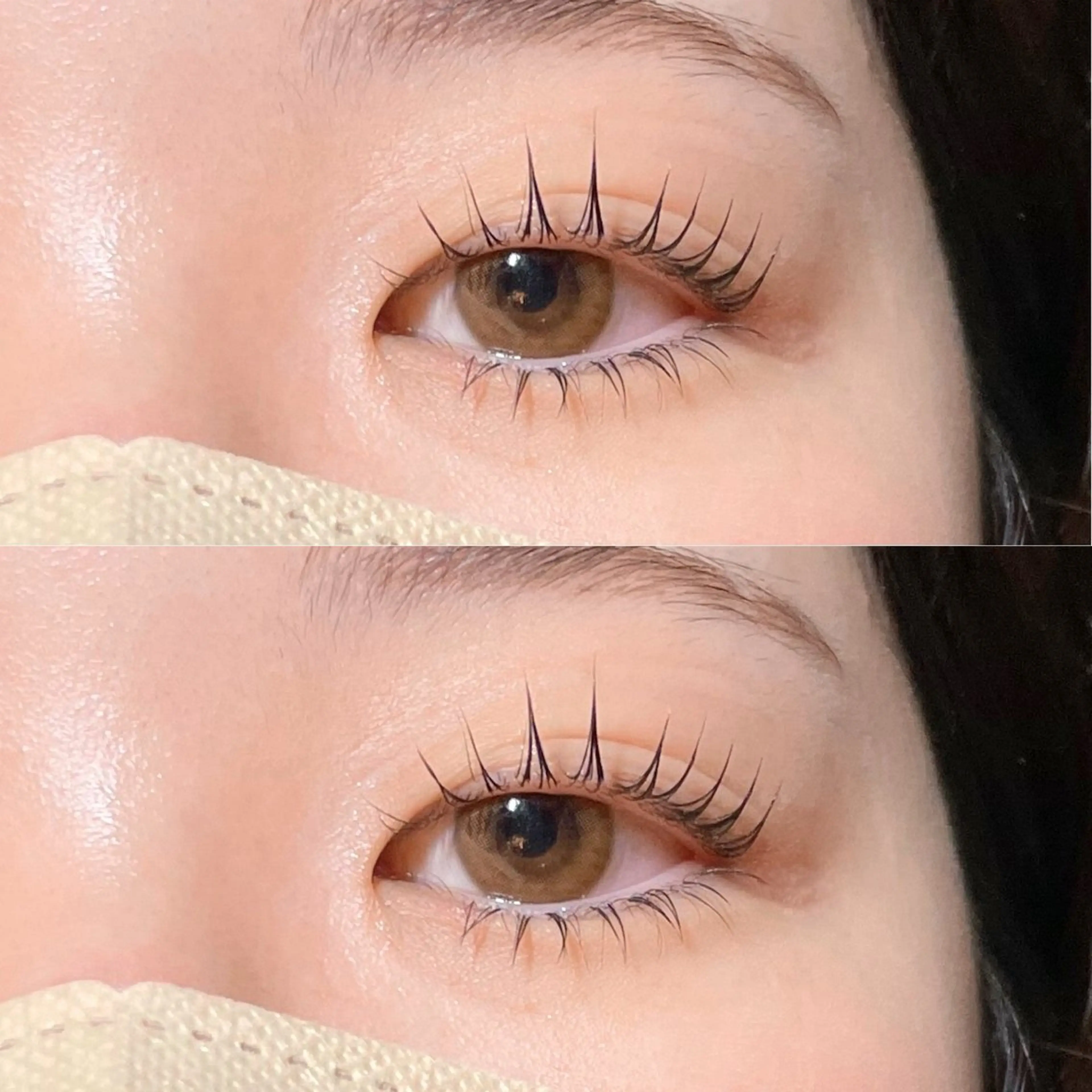 マツエク・マツパ まつげパーマ 下まつげエクステ scarlet asahiのマツエク・マツパデザイン