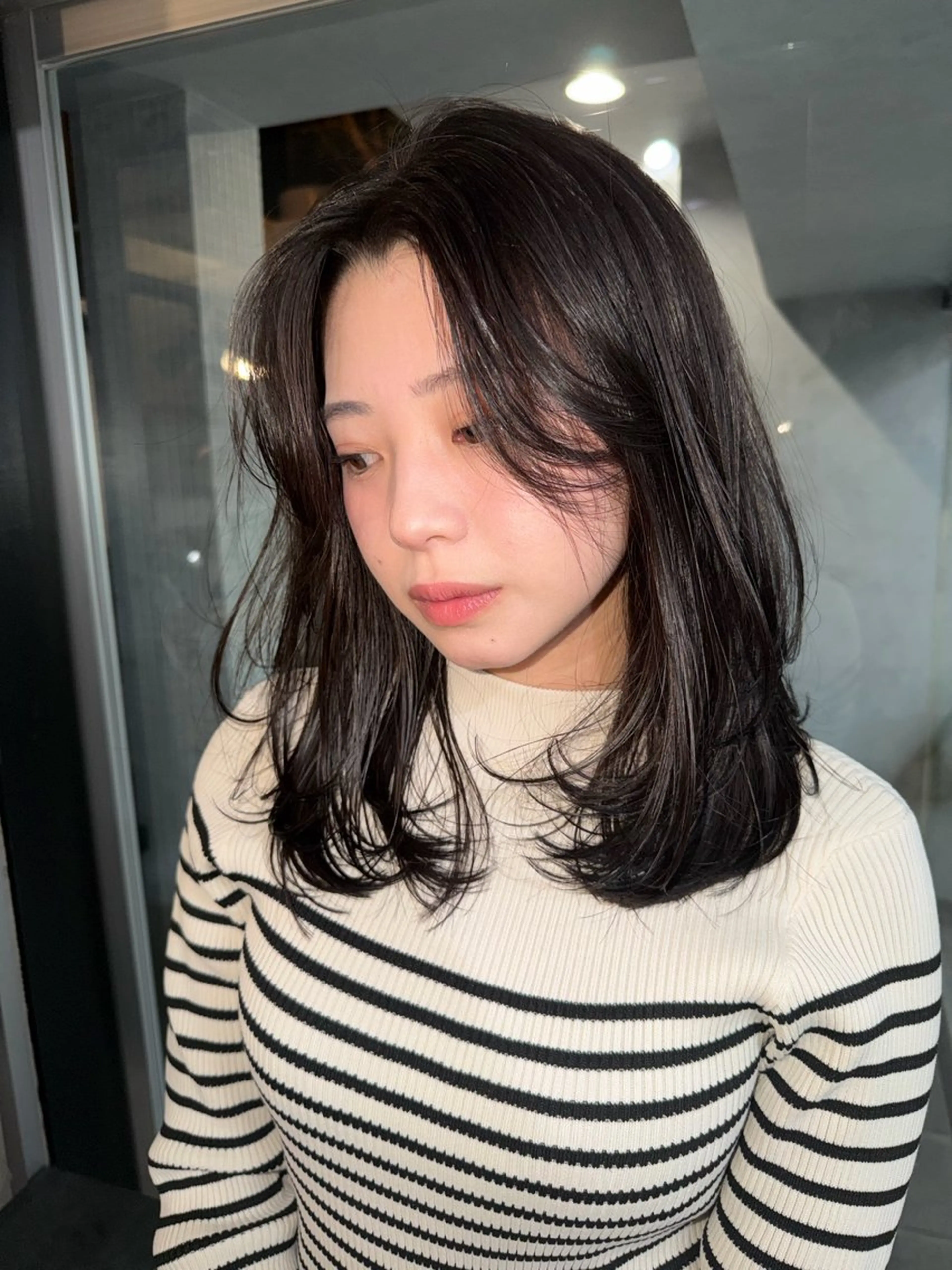 ミディアム カット トリートメント 表参道/中明度カラー /レイヤー/Youのヘアスタイル