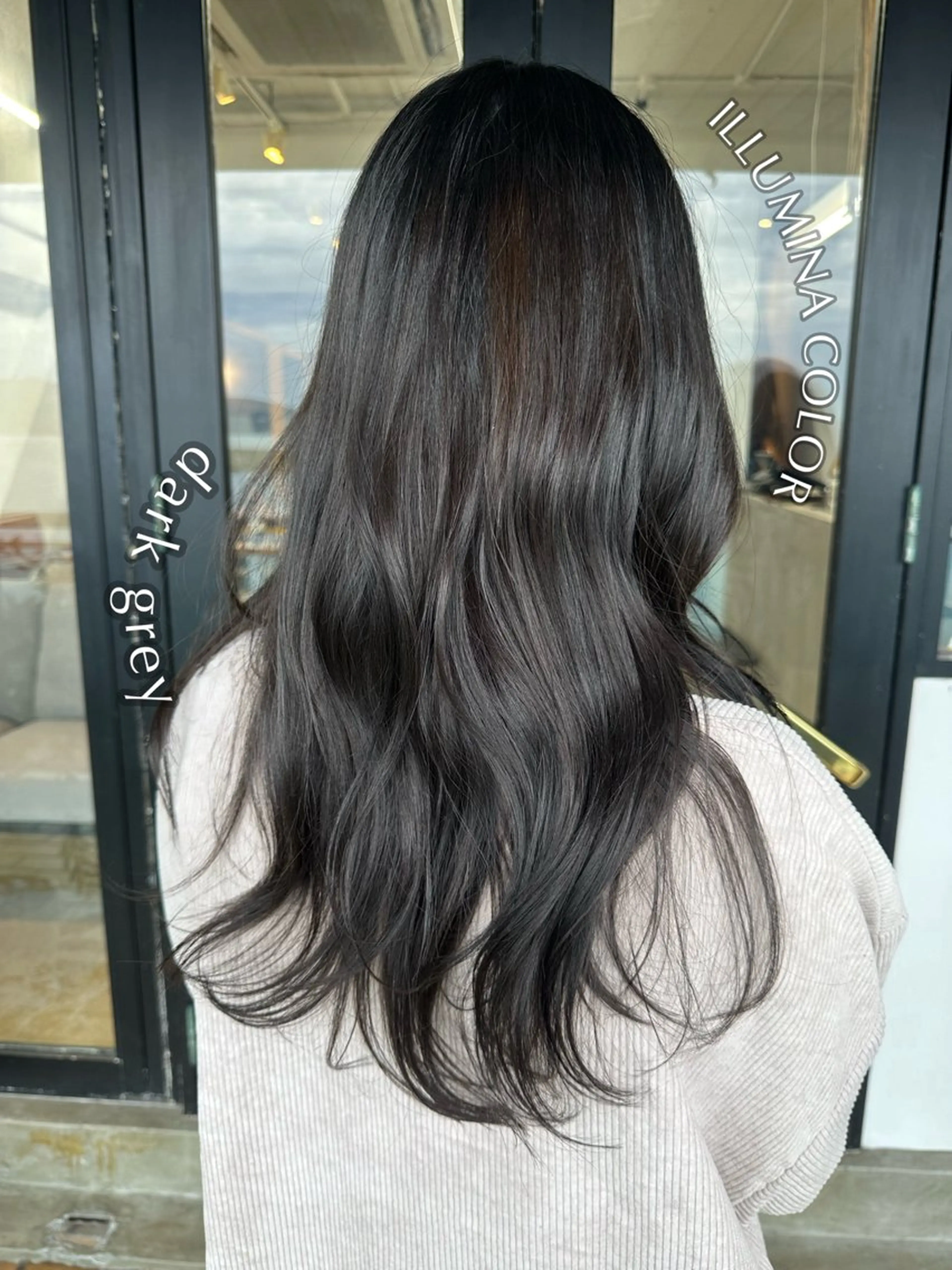 ロング 藤本 静香のヘアスタイル