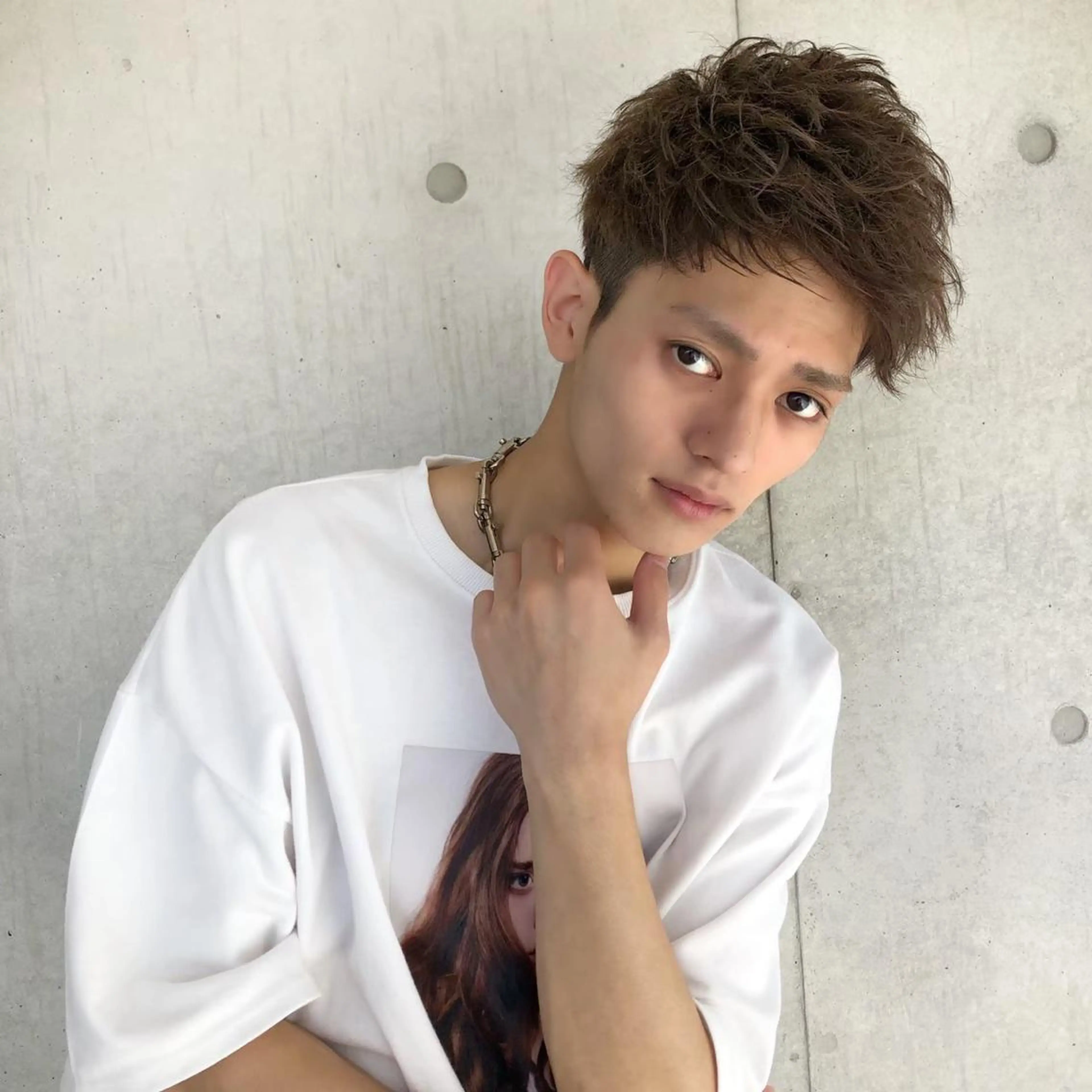 ショート カラー パーマ ヘアアレンジ メンズ 🌈トレンドヘア 🌈WATARU🌈のヘアスタイル