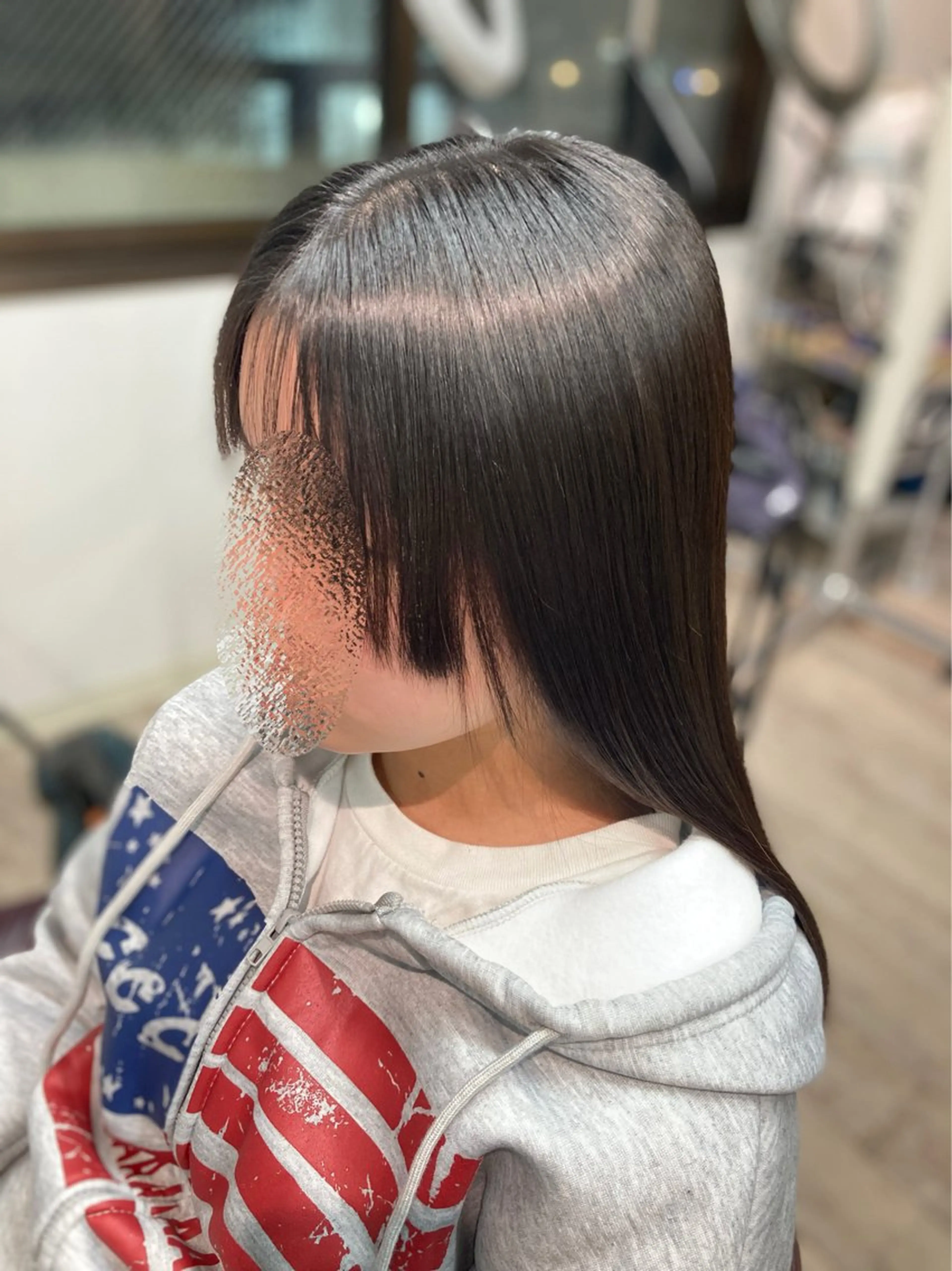 ロング 縮毛矯正 カラーモデル募集中 佐藤　凛のヘアスタイル