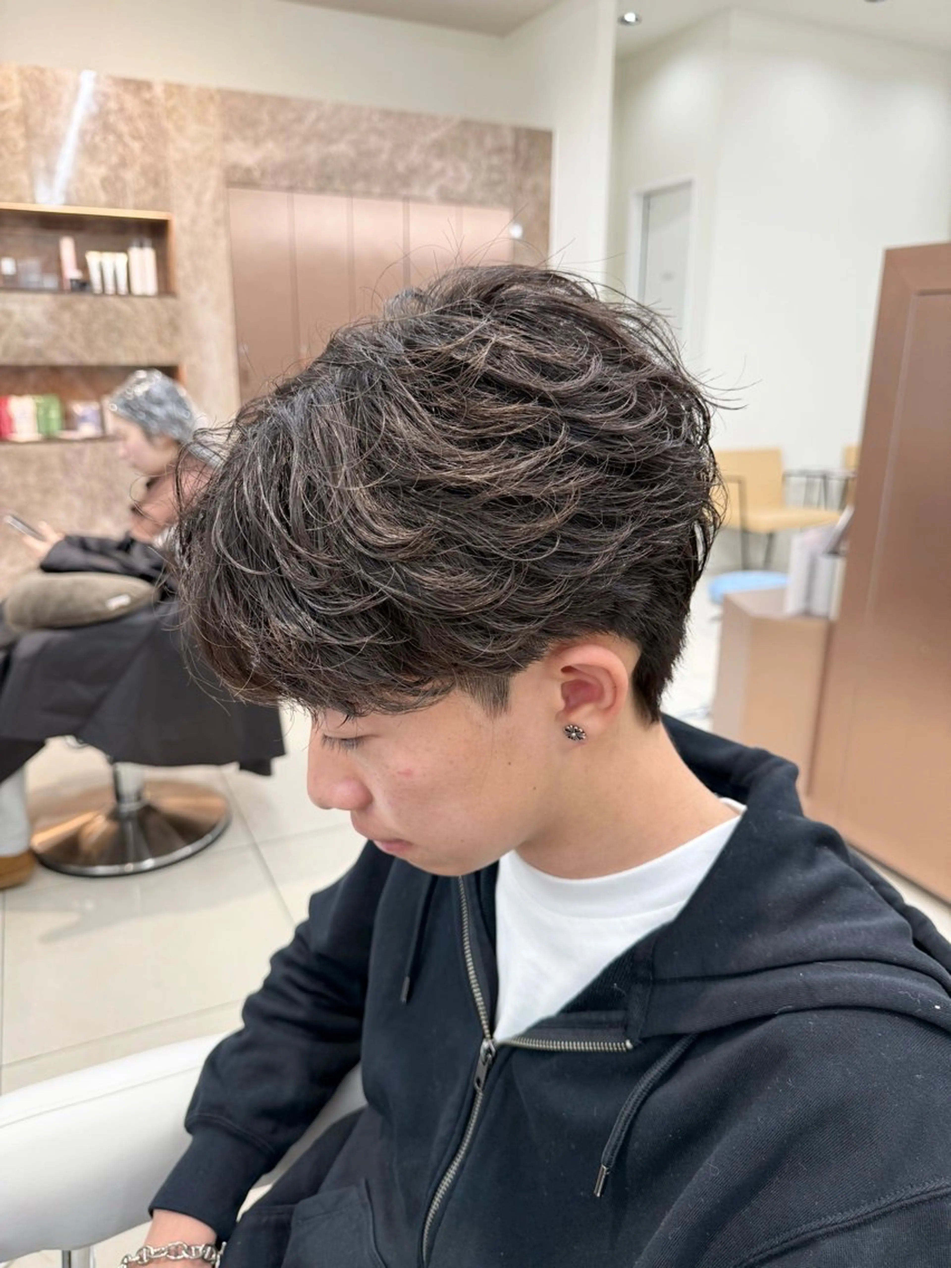 パーマ メンズ カット パーマ メンズ特化美容師 /真家雅樹🔥のヘアスタイル