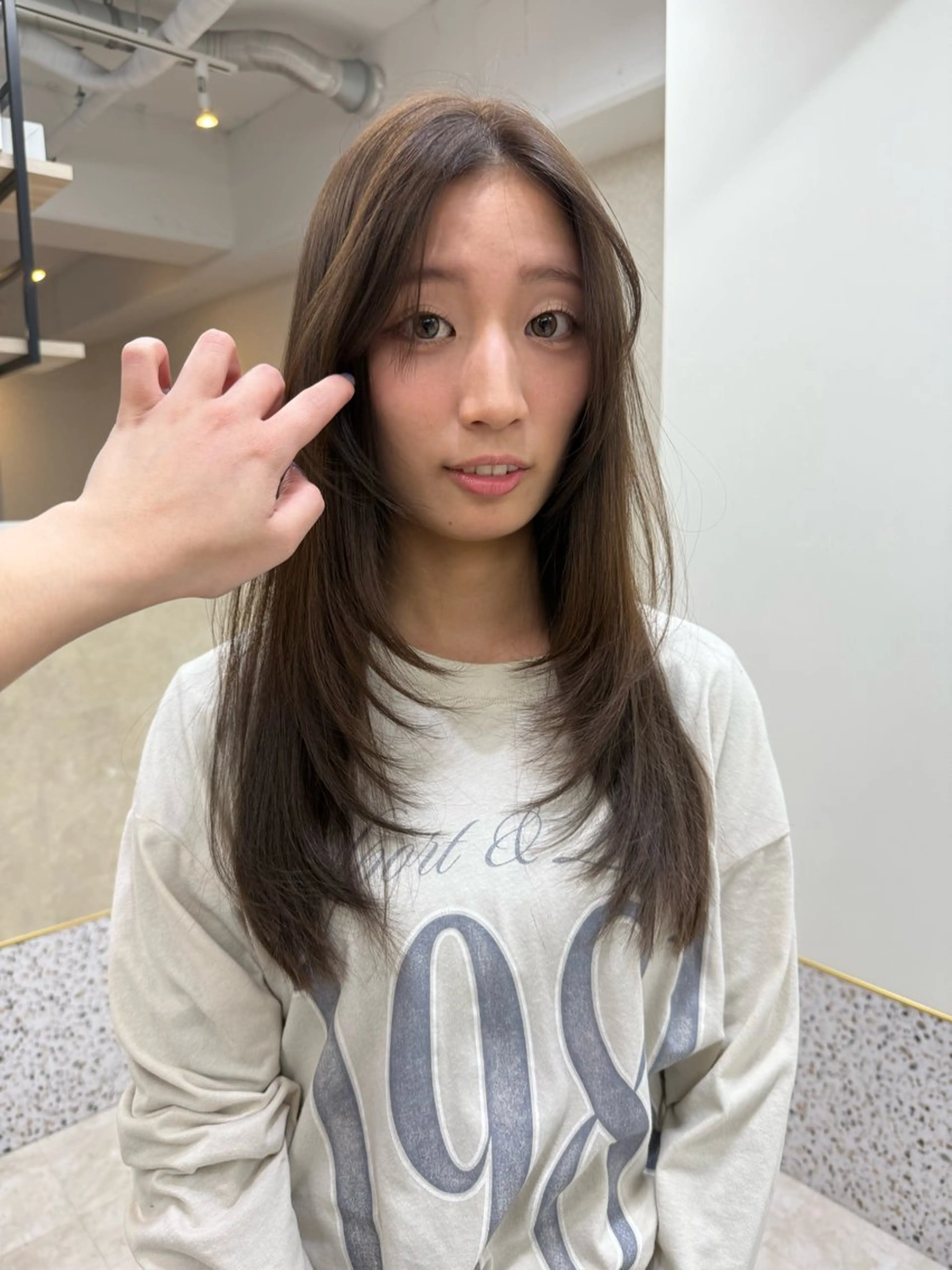 ロング レイヤーカット カラーモデル募集中 Rei🐈‍⬛/大宮のヘアスタイル