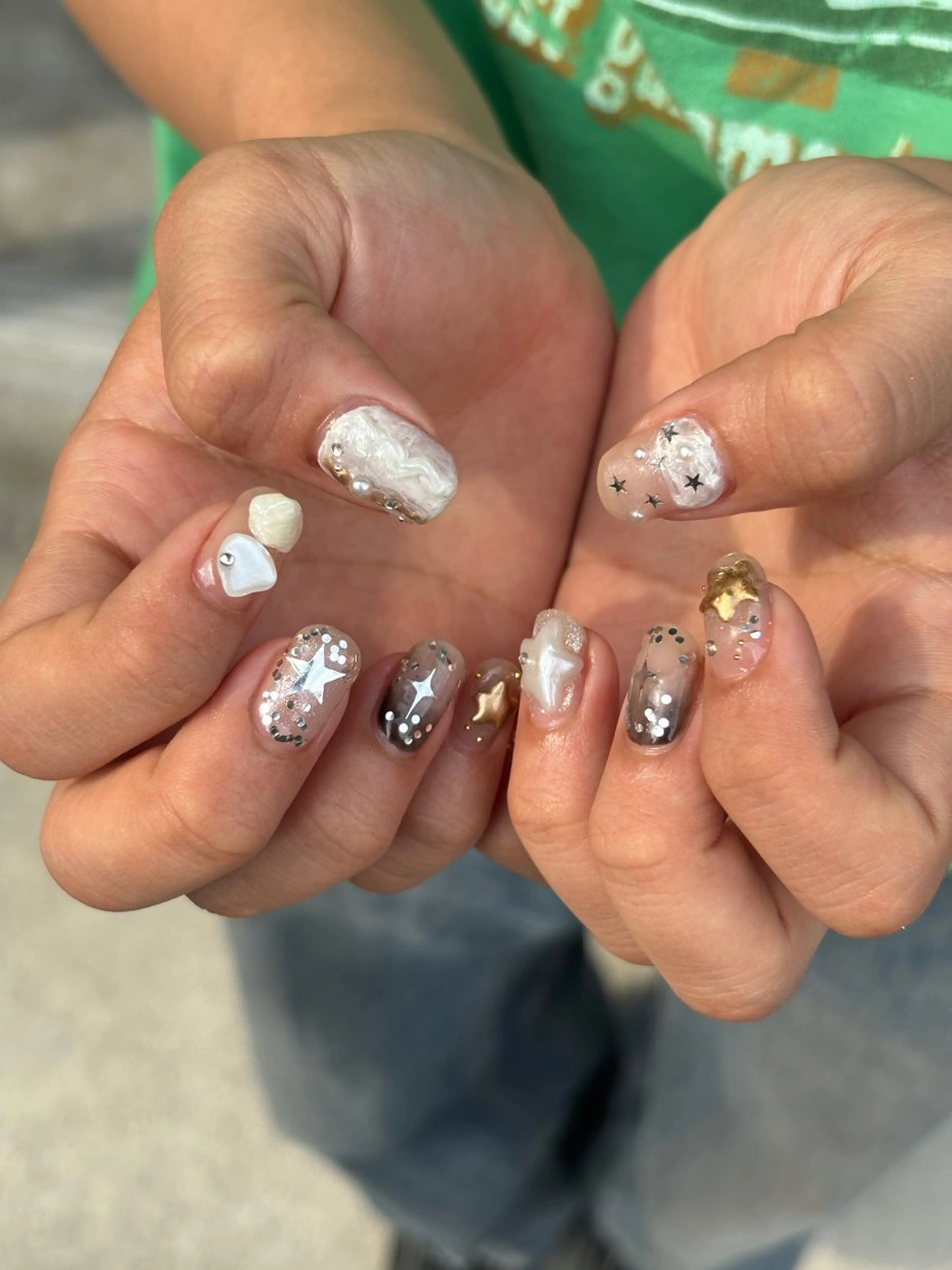 ネイル hinako /個性派ニュアンスのネイルデザイン